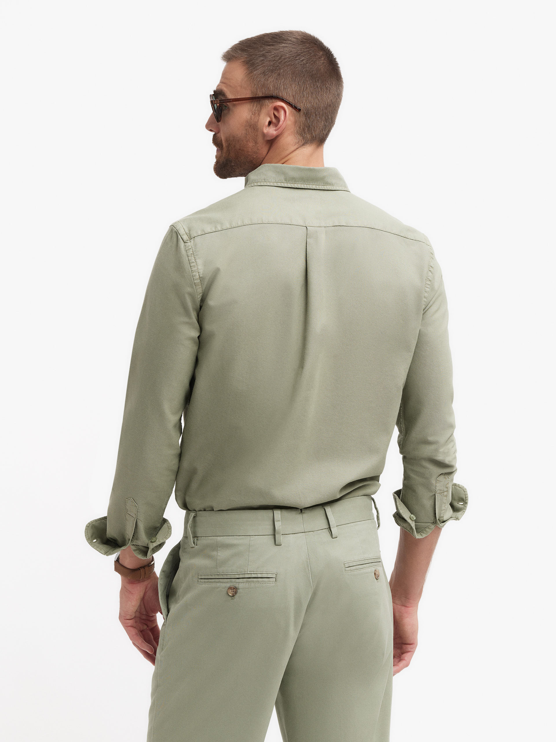 CAMISA OXFORD POCKET DYE