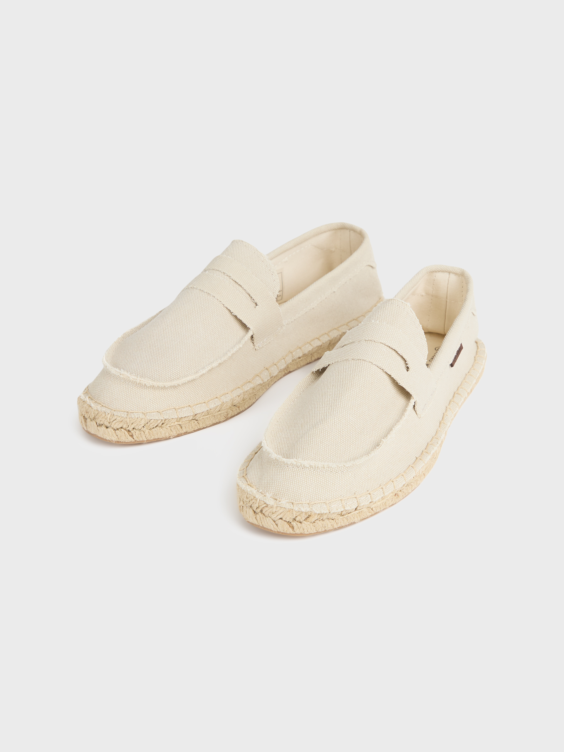 ESPADRILLES MOCASIN CANVAS BEIGE