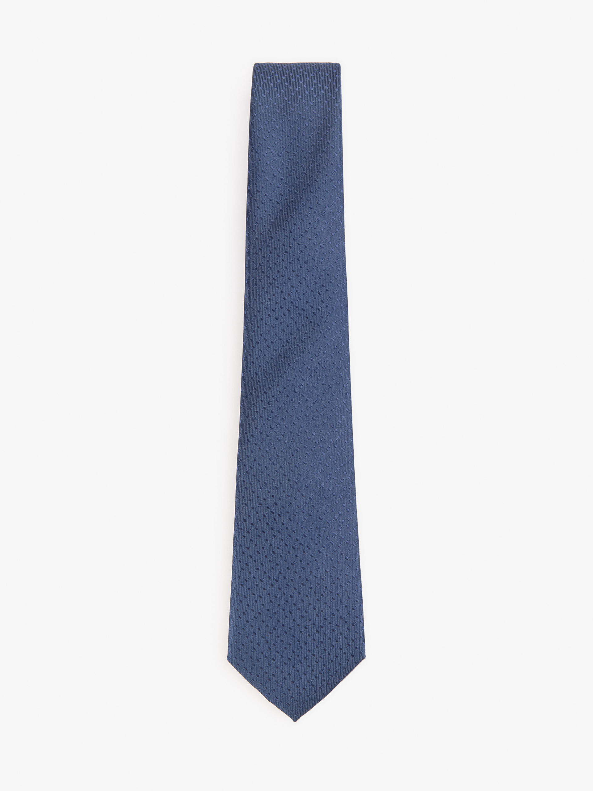 CORBATA JACQUARD MF AZUL MARINO