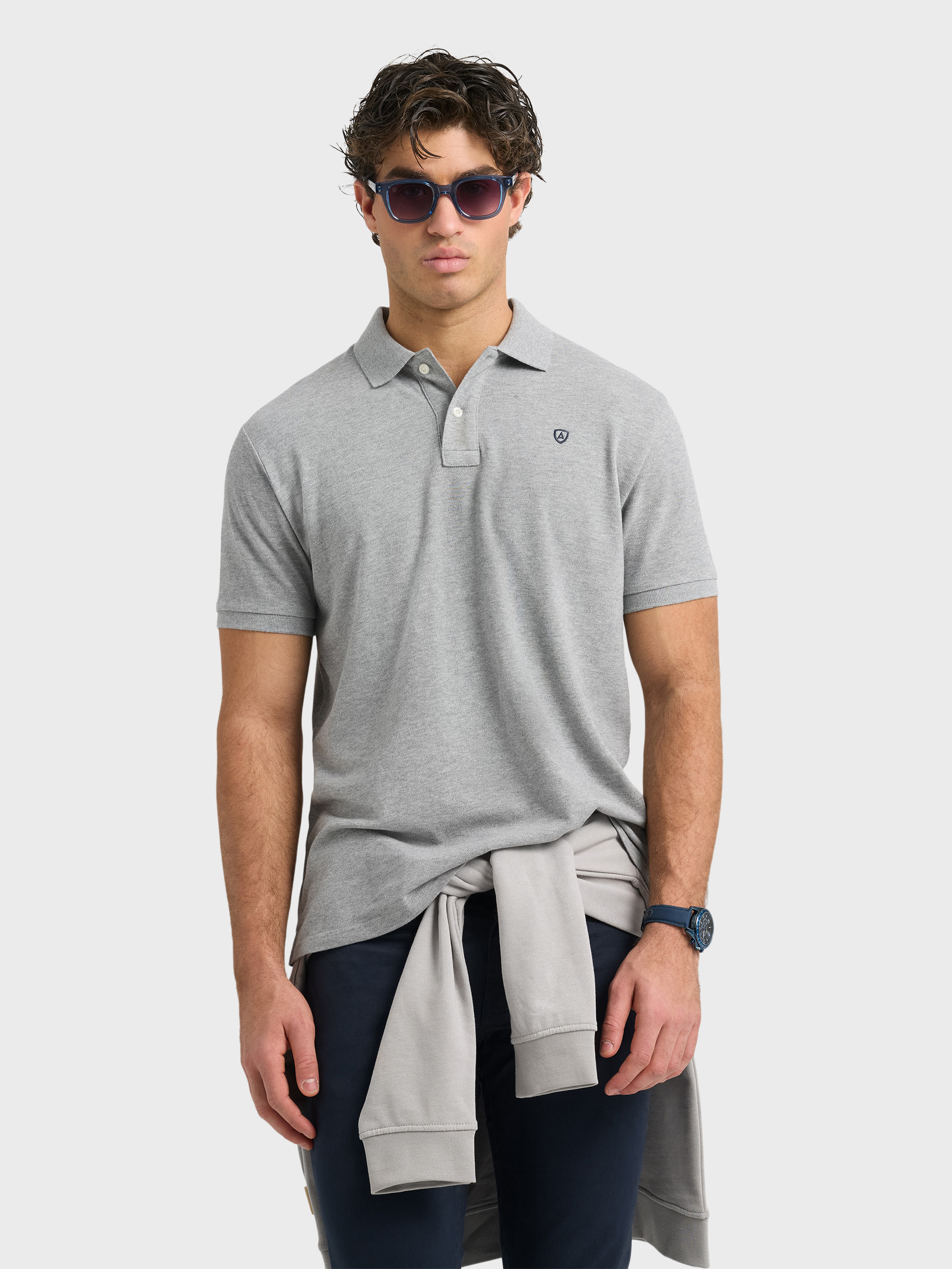 POLO BASIC GRIS