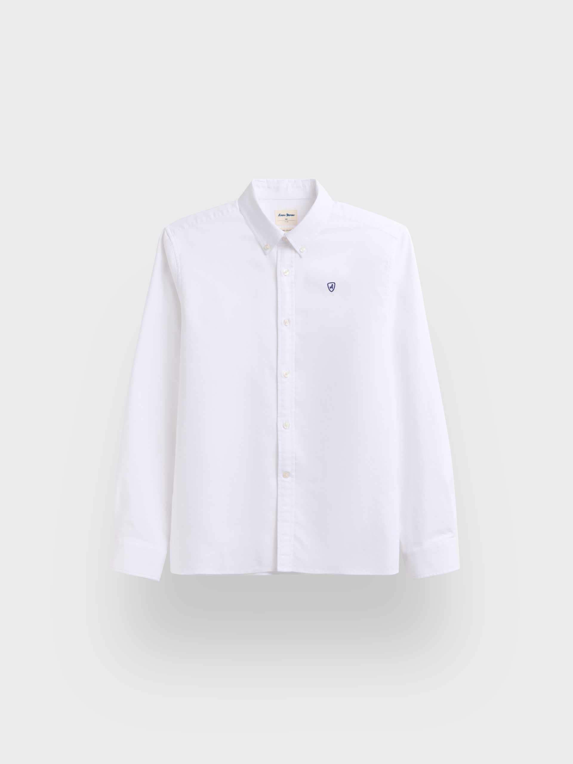 CAMISA OXFORD BASIC KIDS BLANCO