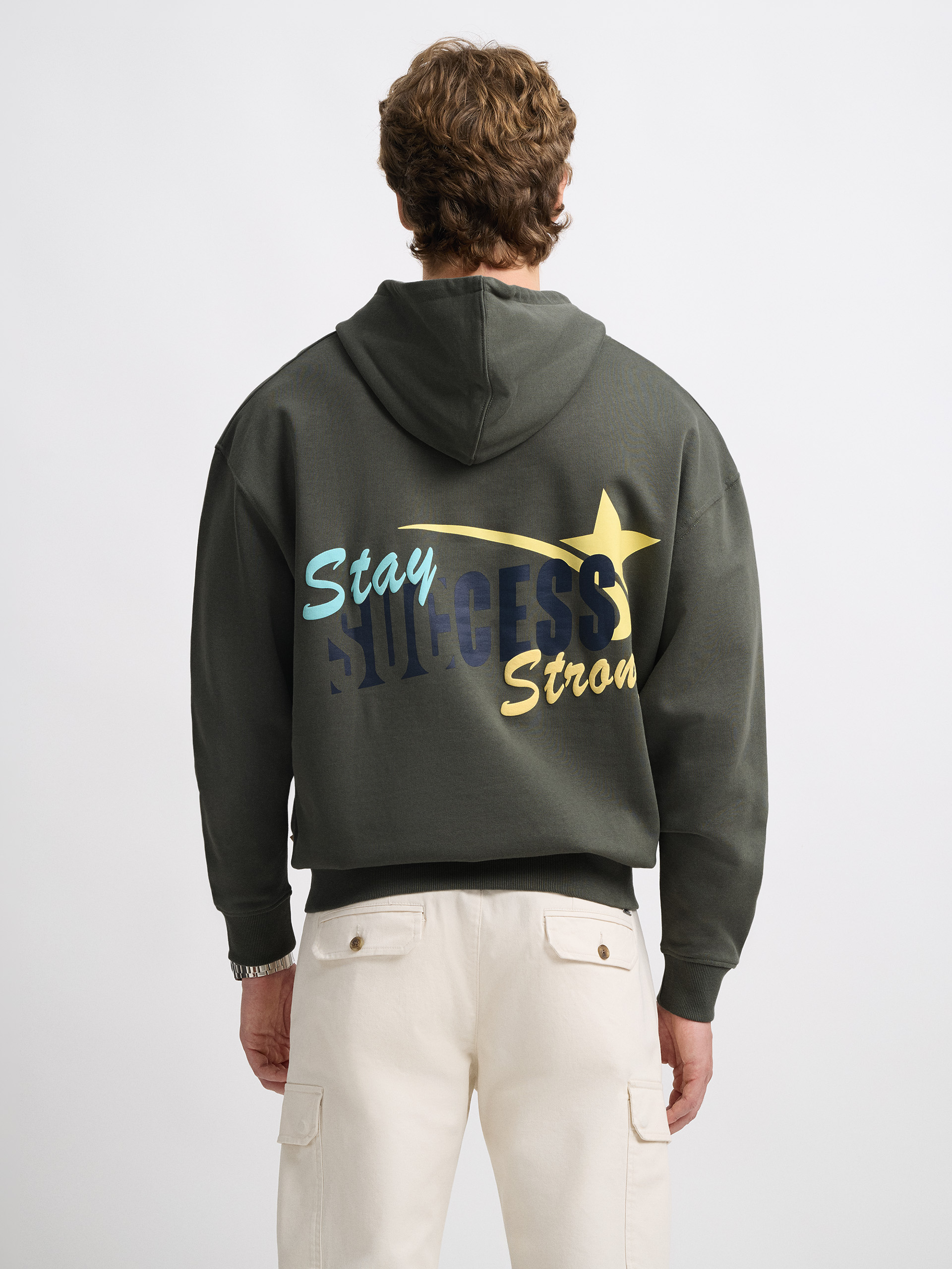 SUDADERA STRONG VERDE