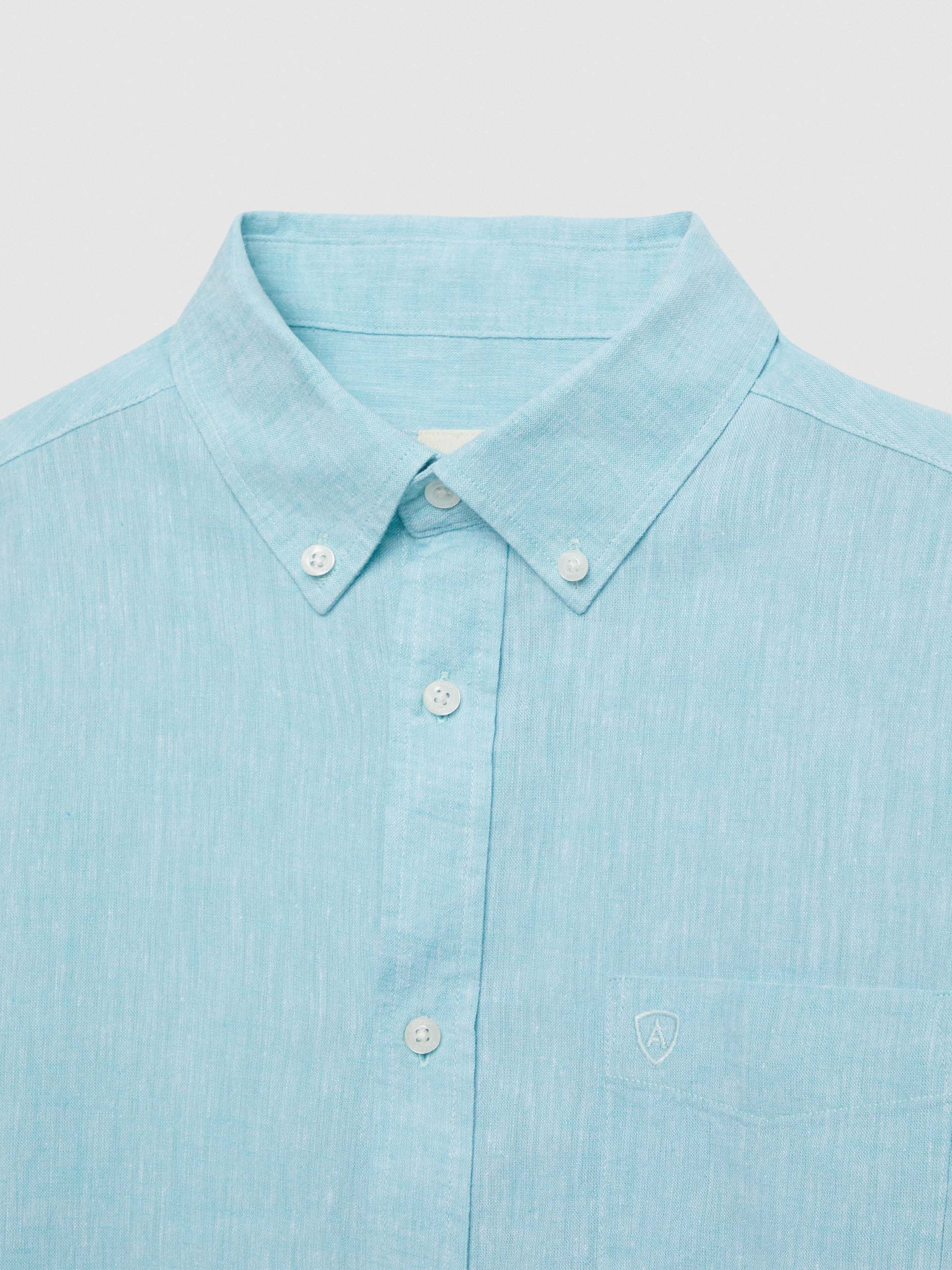 CAMISA LINO BOLSILLO