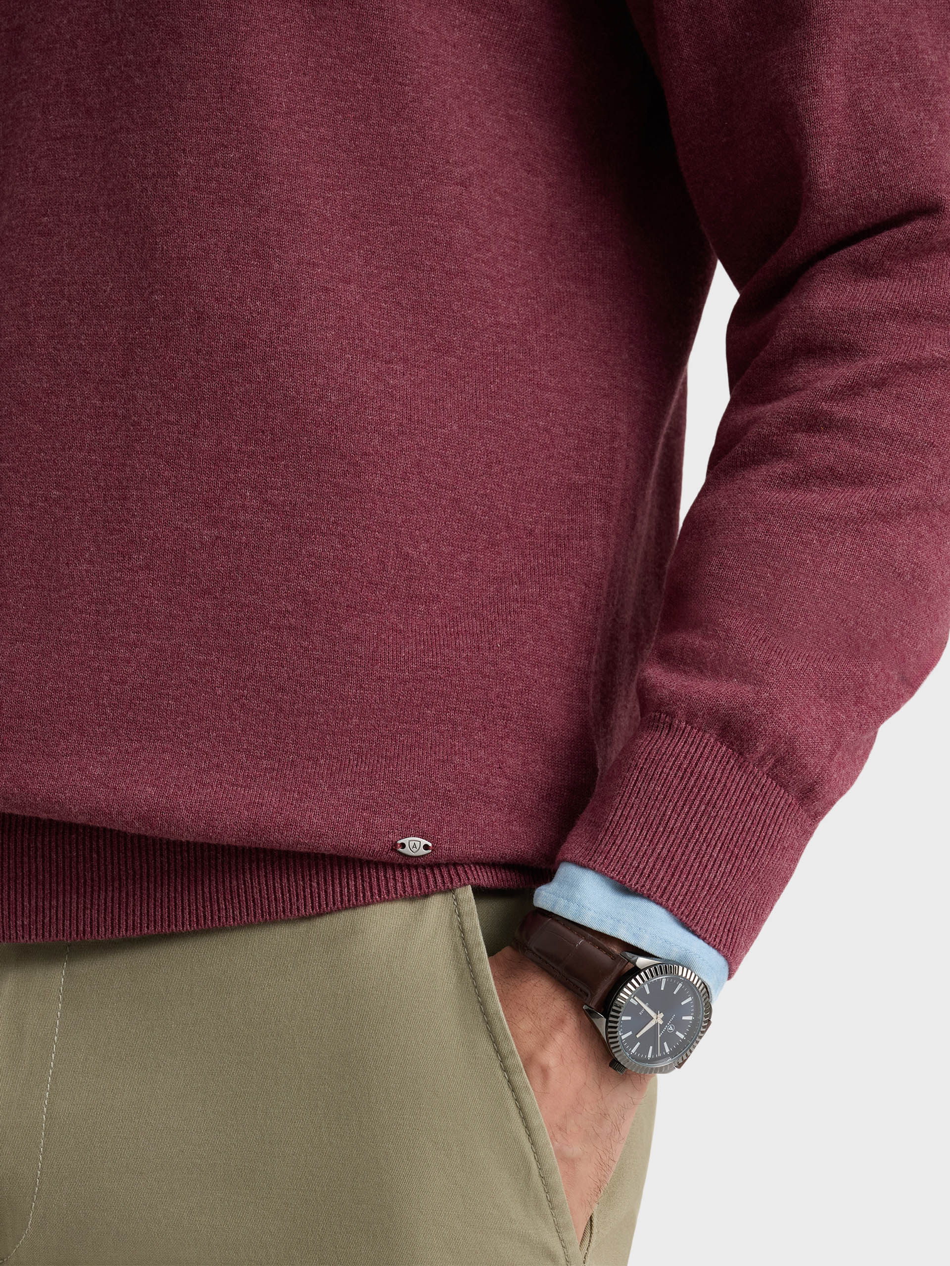 JERSEY BUTTON COLLAR