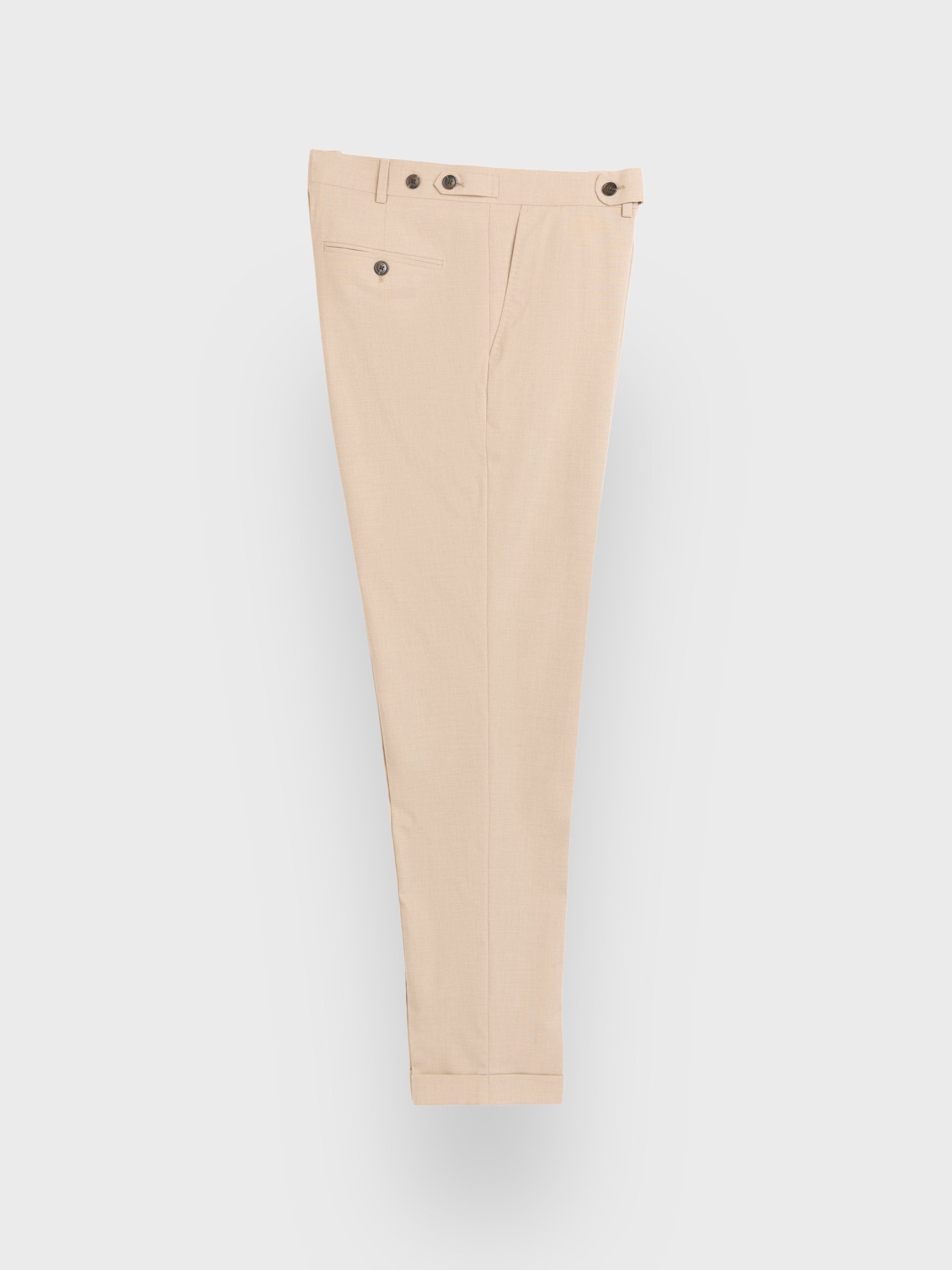 PANTALON DOPPIO PLAIN BEIGE