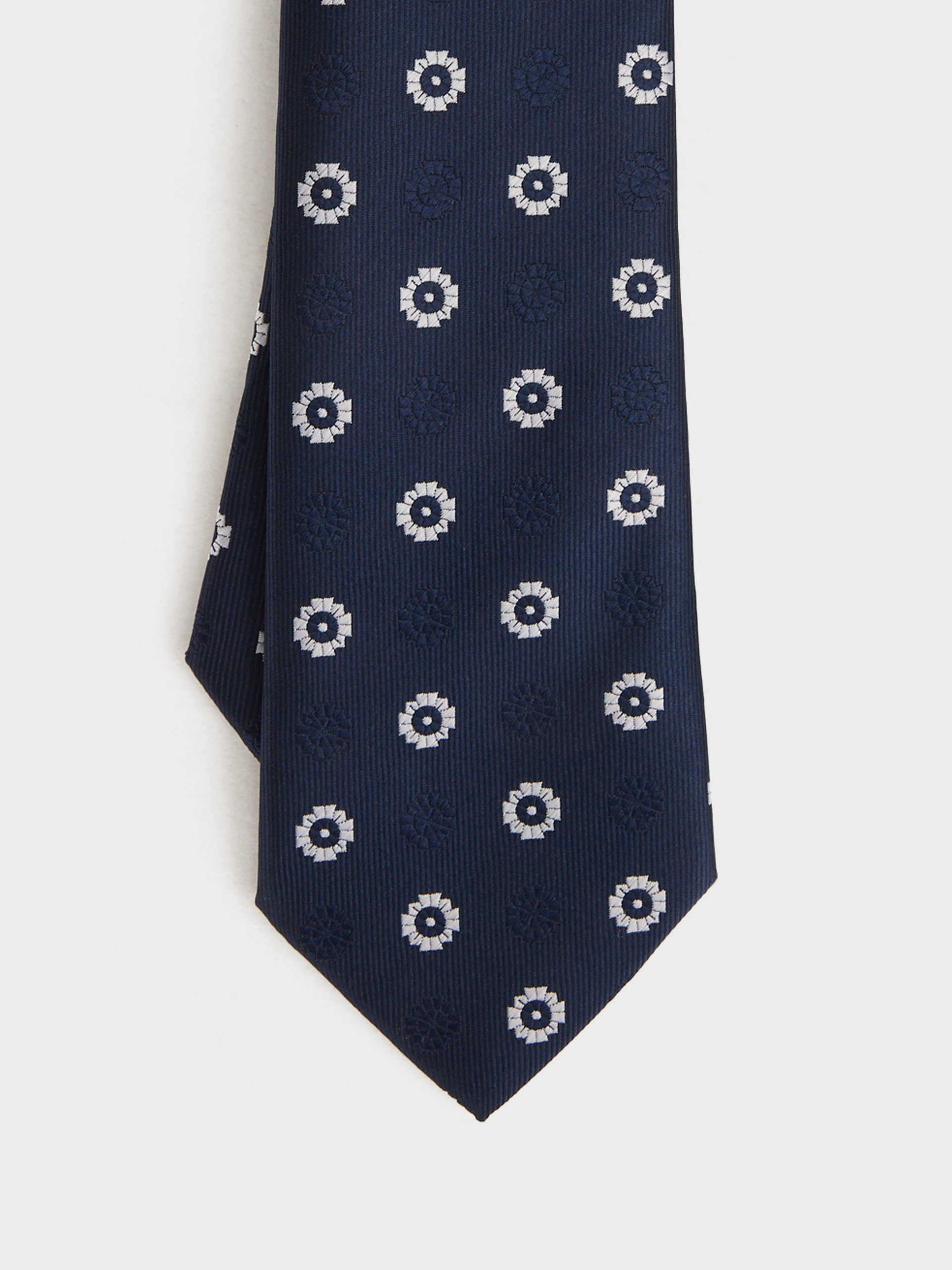 CORBATA JAQUARD MF AZUL MARINO