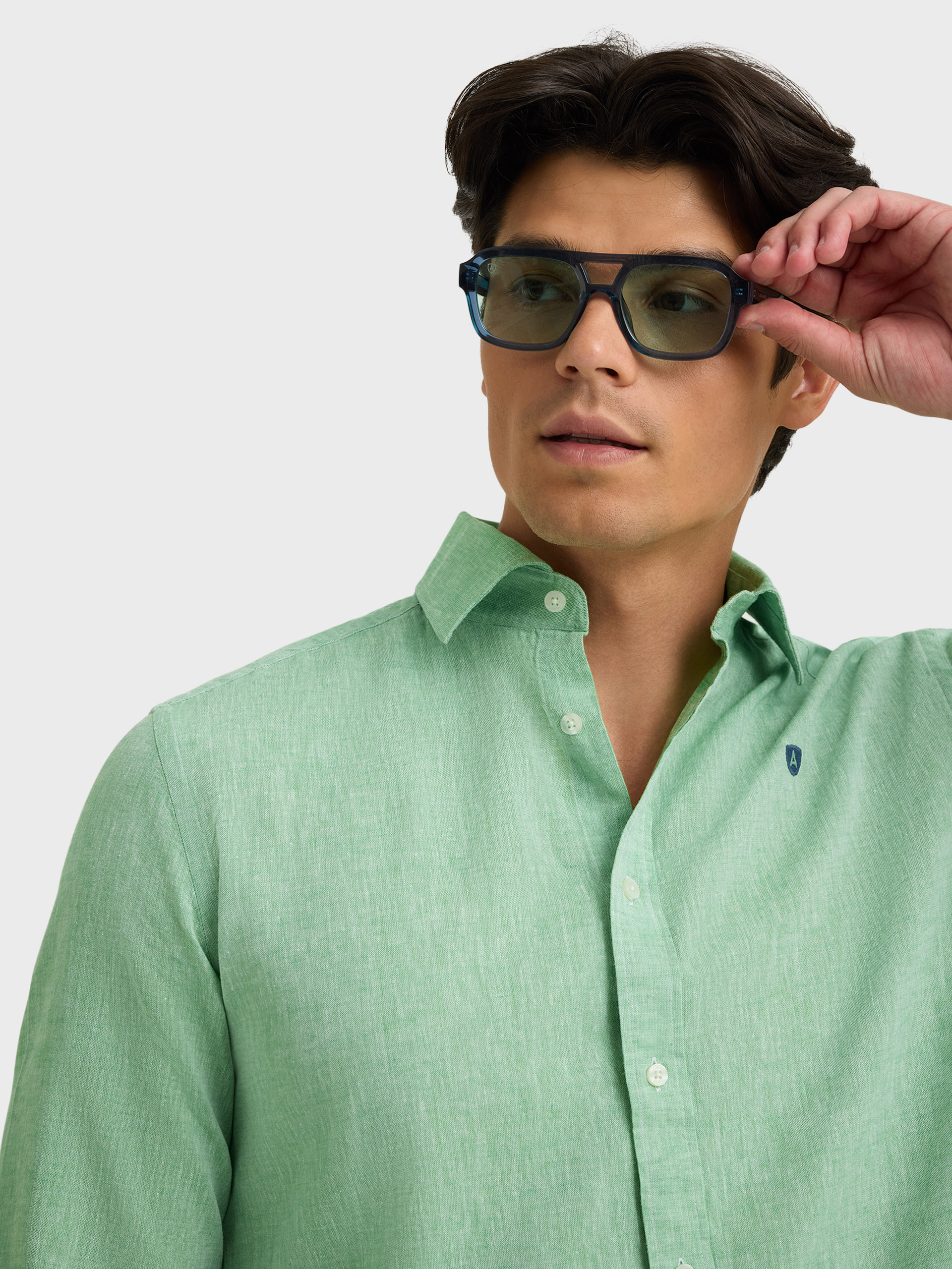 CAMISA LINO CHAMBRAY