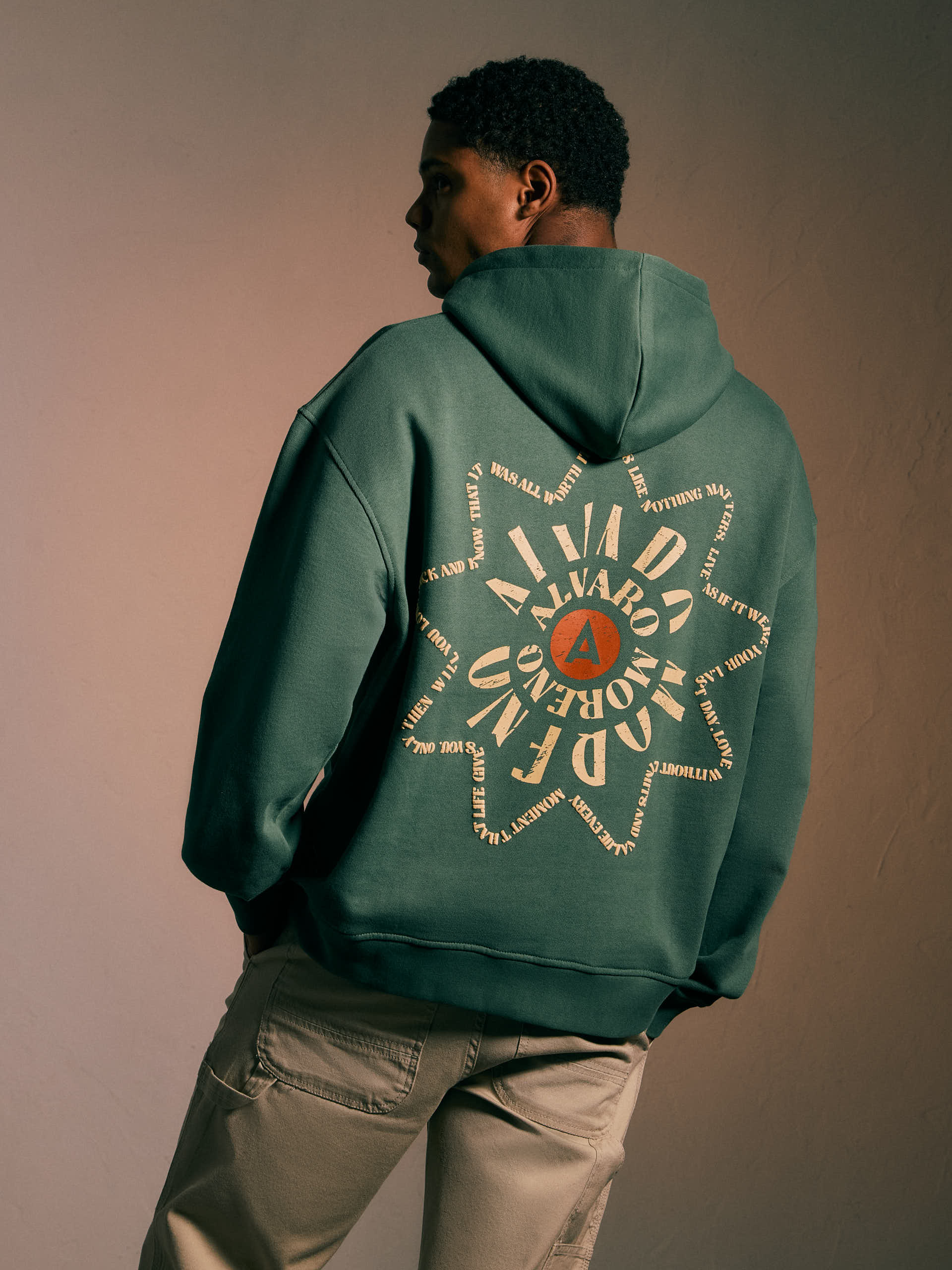 SUDADERA WORTH VERDE