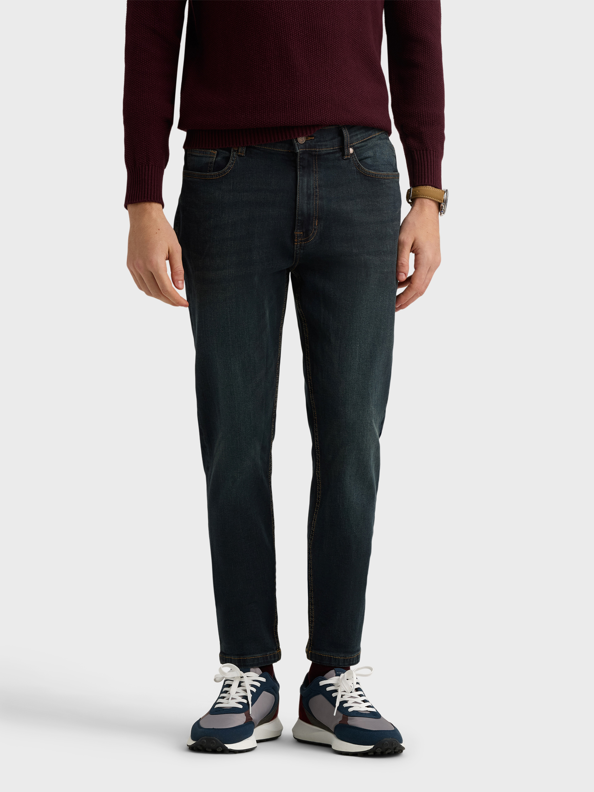 DENIM STONE COMFORT FIT AZUL MARINO