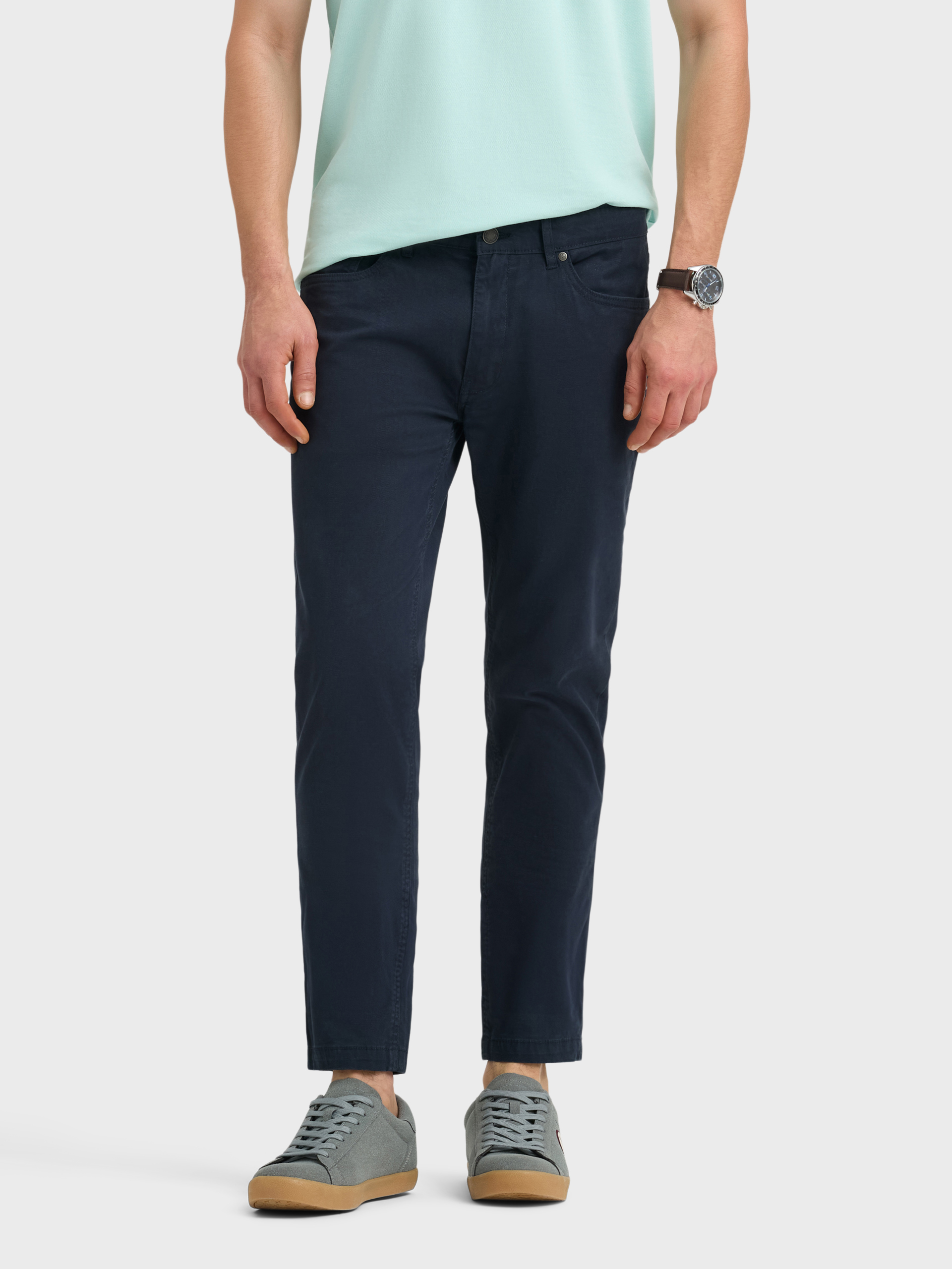 PANTALON 5 BOLSILLOS AZUL MARINO