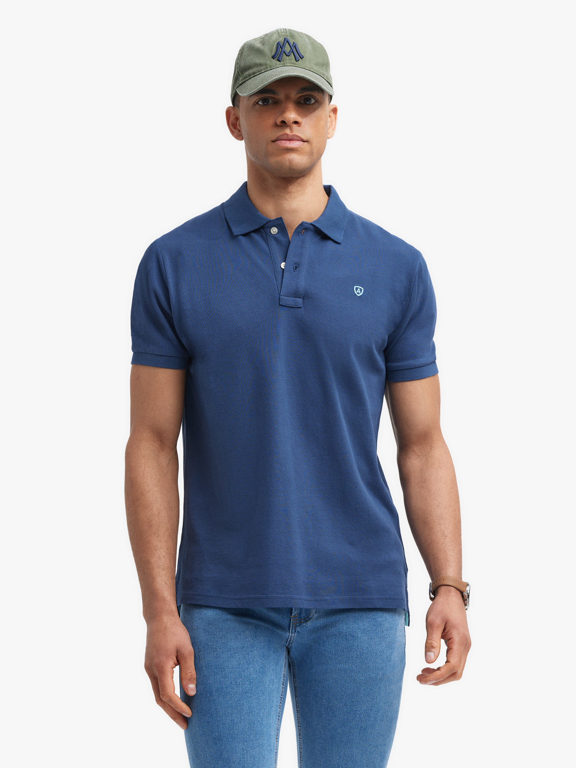 POLO TRENDY AZUL MARINO