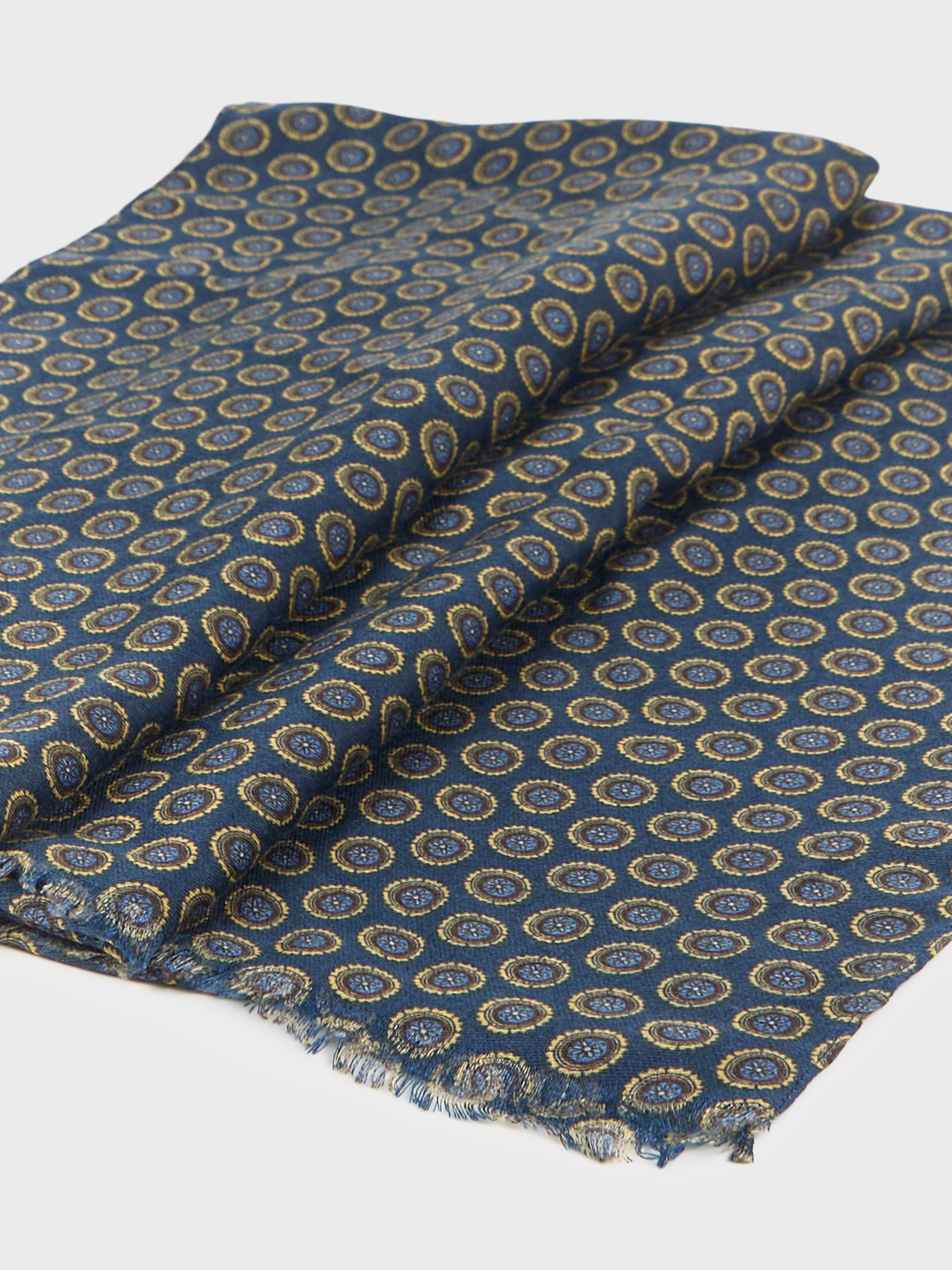 FOULARD PRINT AZUL MARINO