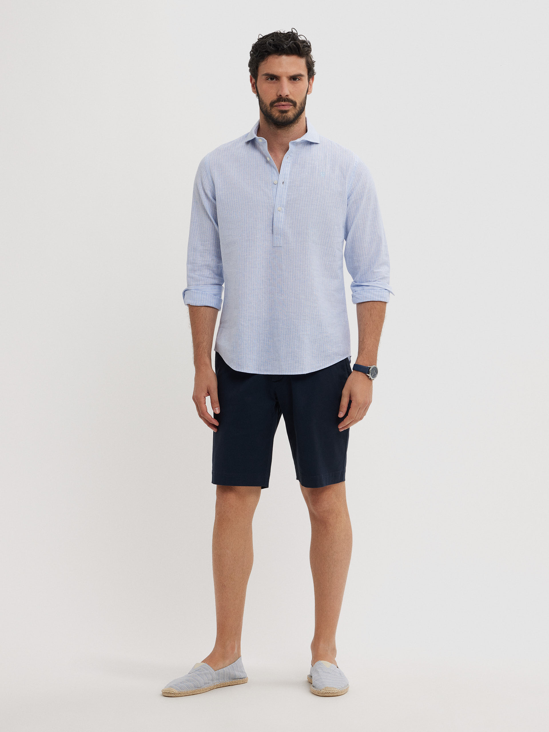 POLERA LINO RAYAS JK