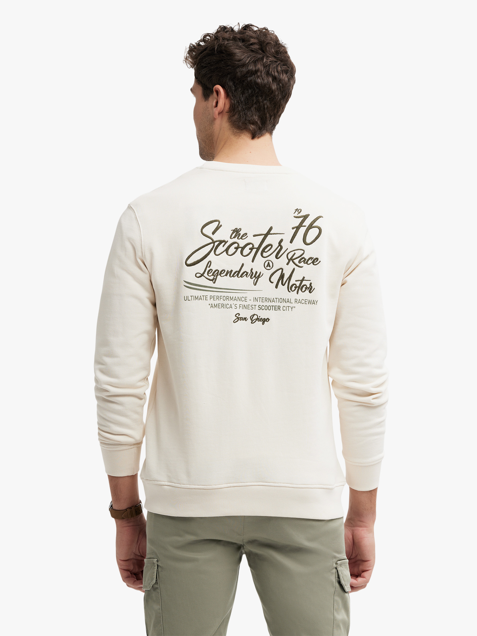 SUDADERA SCOOTER CRUDO