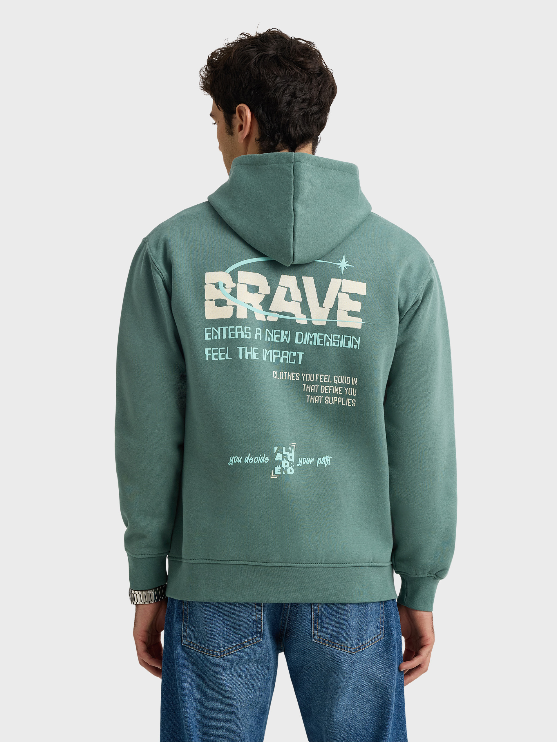 SUDADERA DIMENSION VERDE