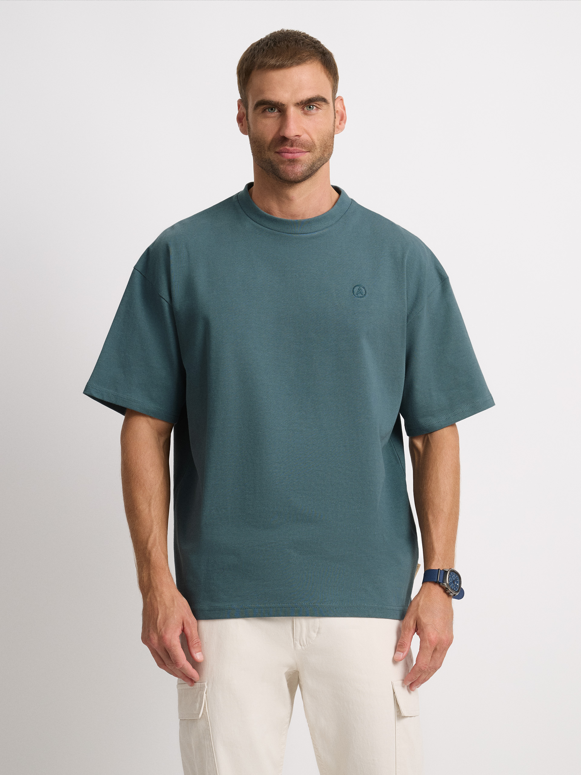 CAMISETA BASIC OVERSIZE AZUL