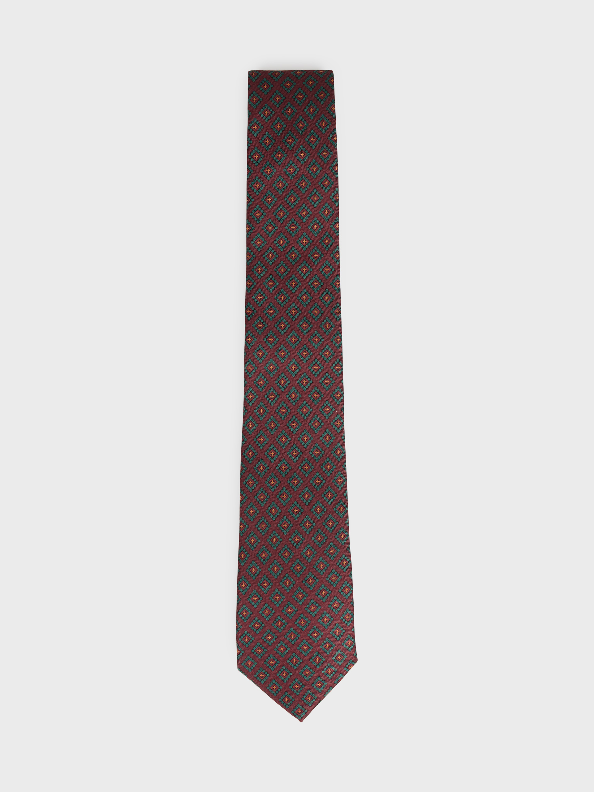 CORBATA PRINTED BURDEOS