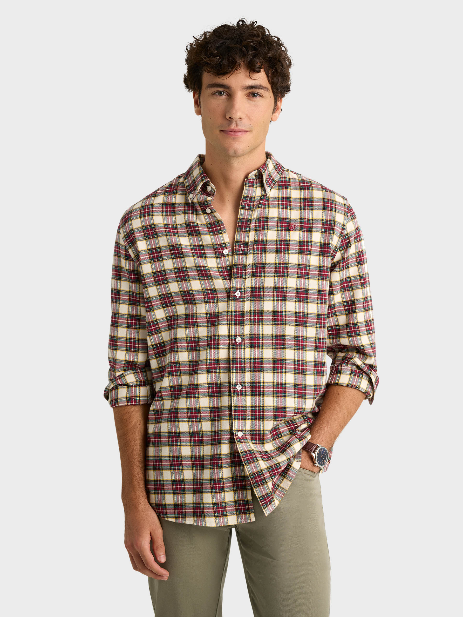 CAMISA TARTAN CHECKS ROJO