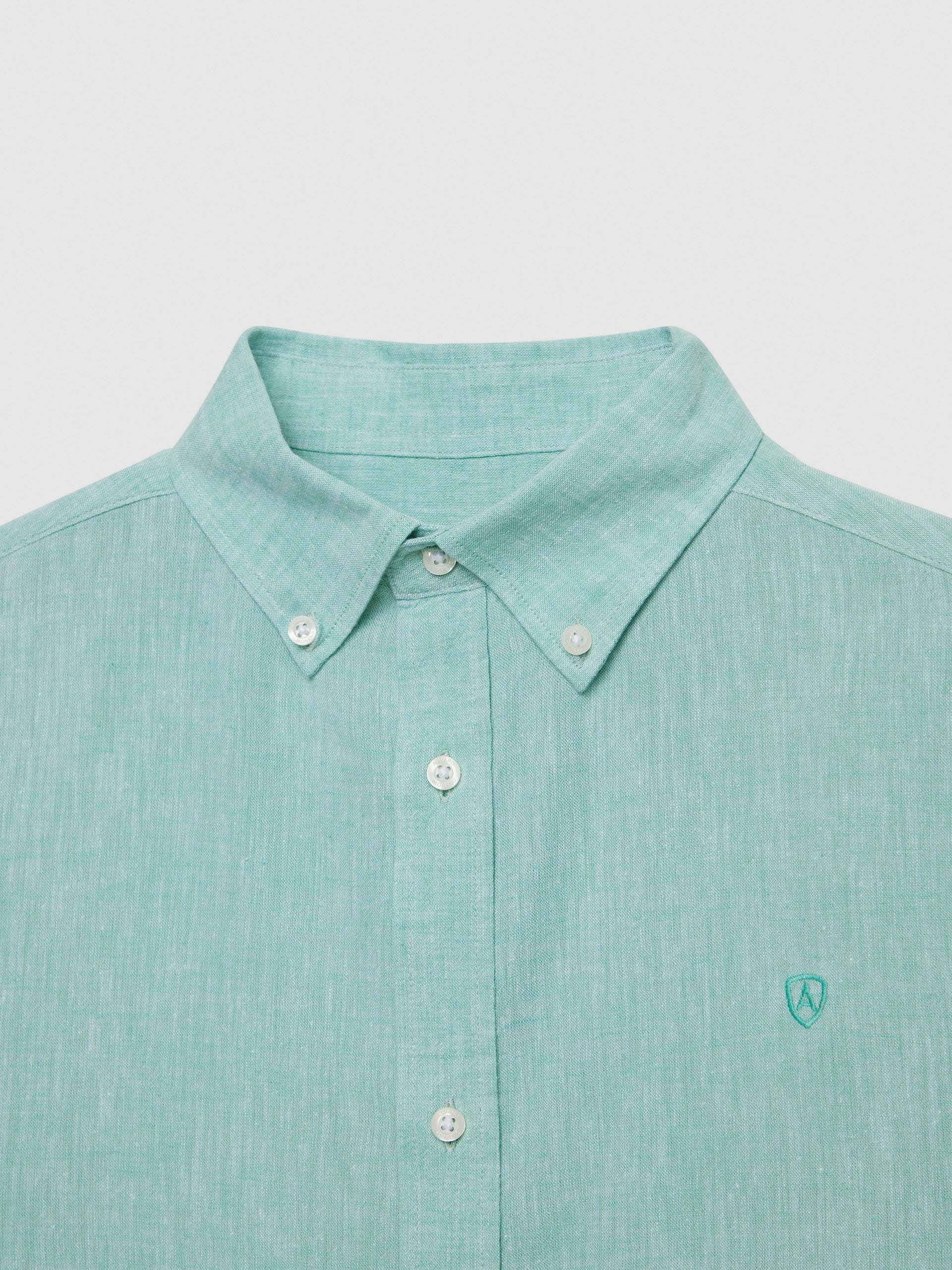CAMISA LINO C. BOTON
