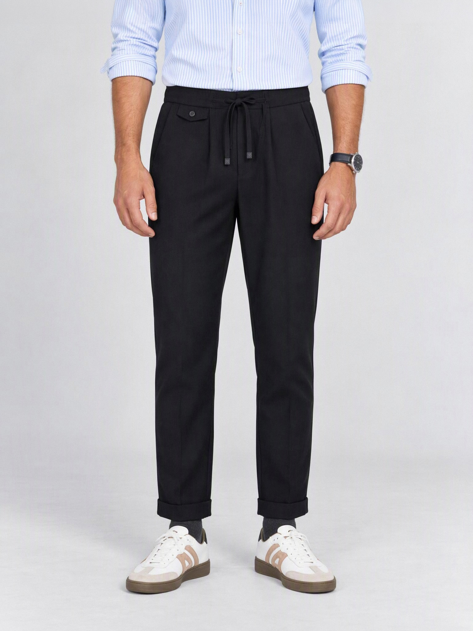 PANTALON FRANELA GRIS