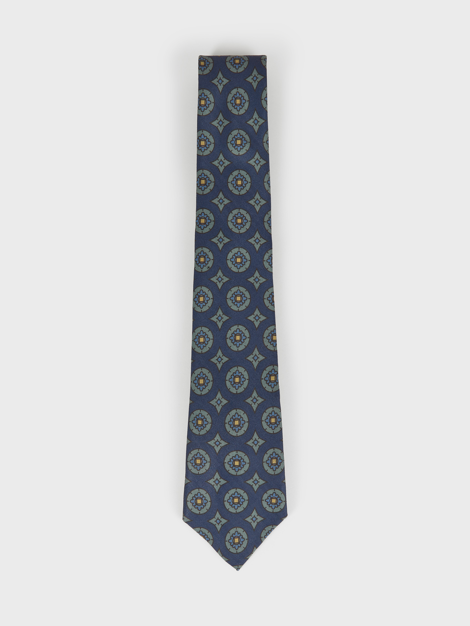 CORBATA PRINTED AZUL MARINO