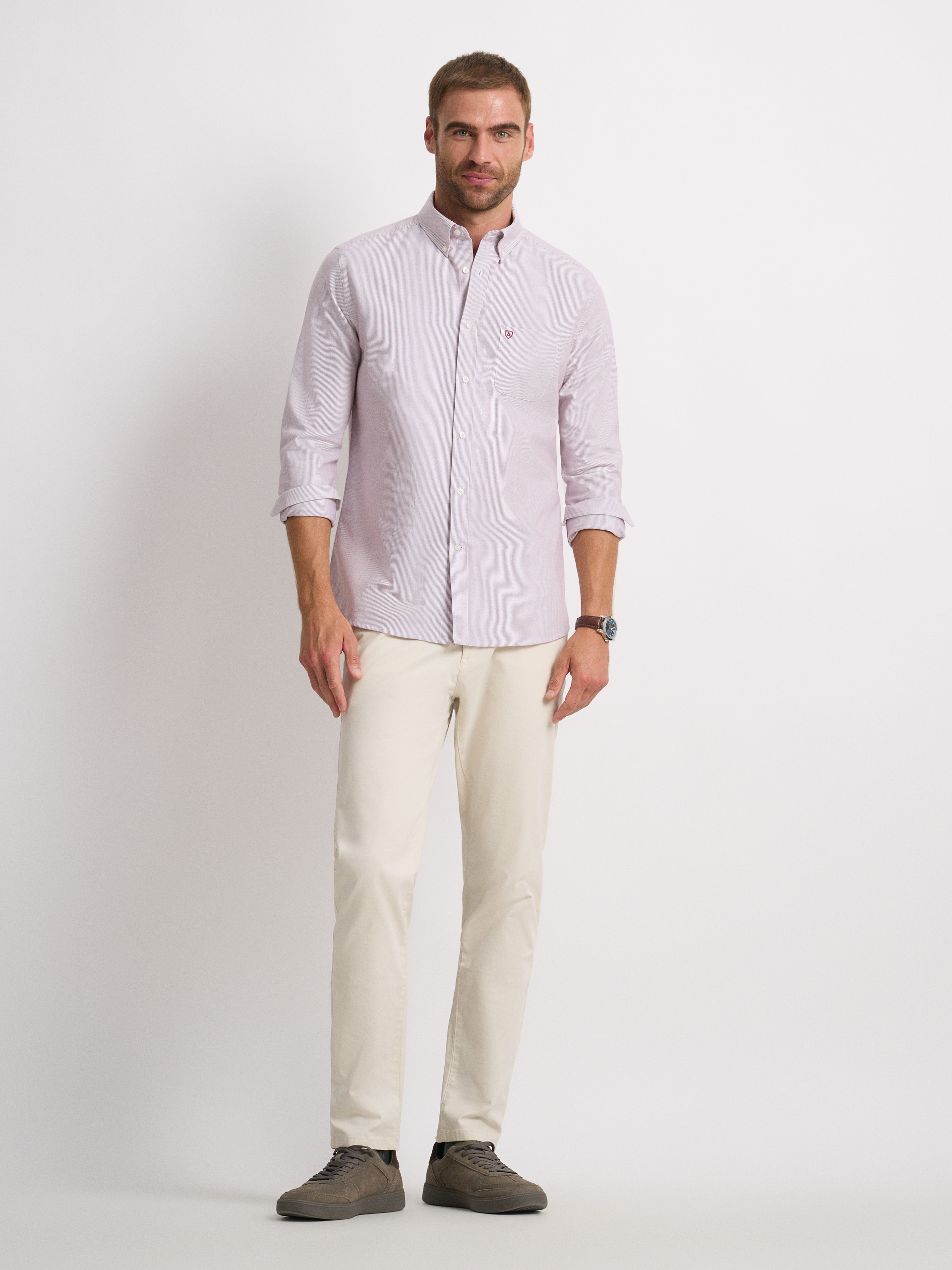 CAMISA MIL RAYAS POCKET