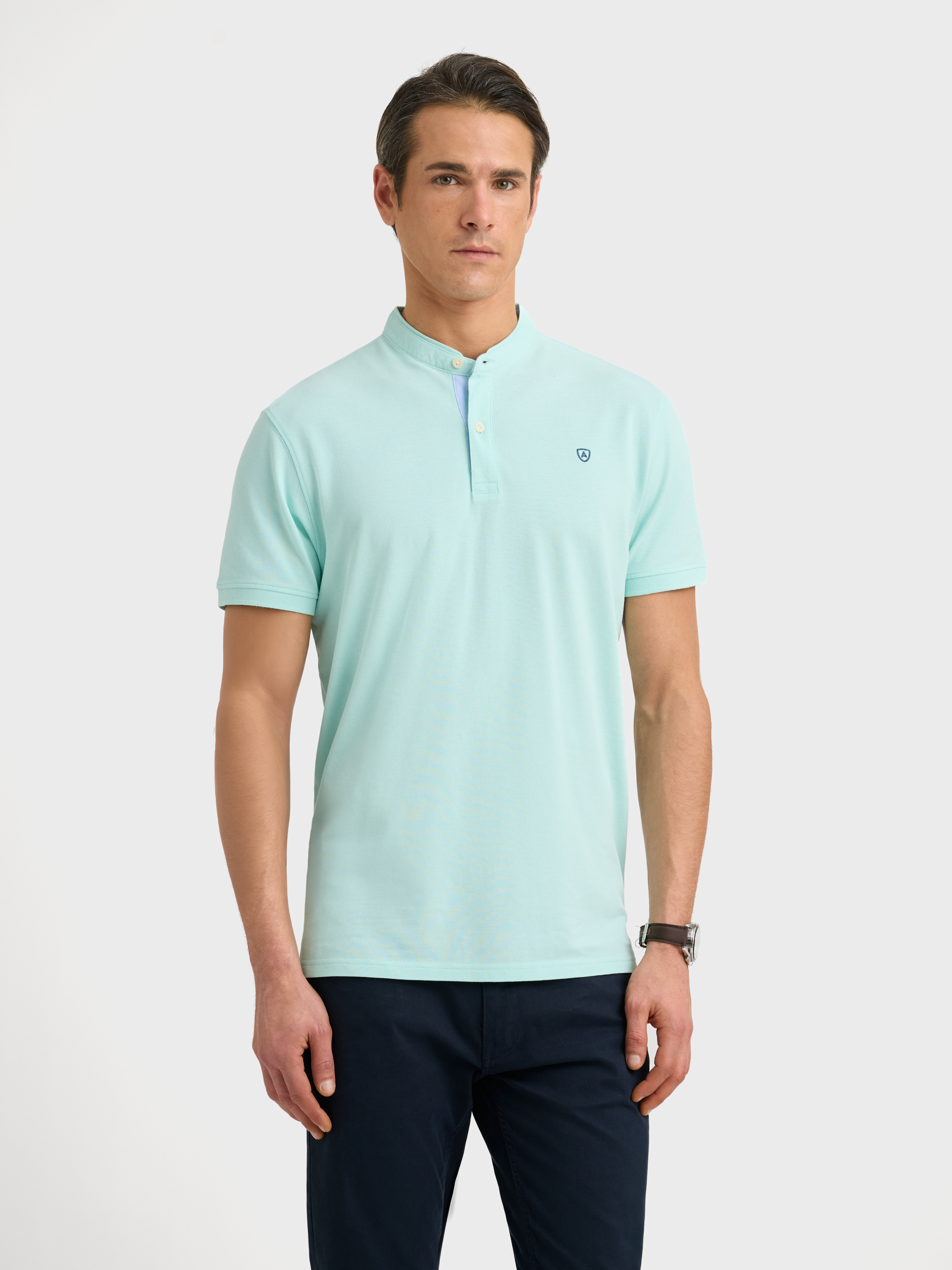 POLO RUSSET VERDE AGUA