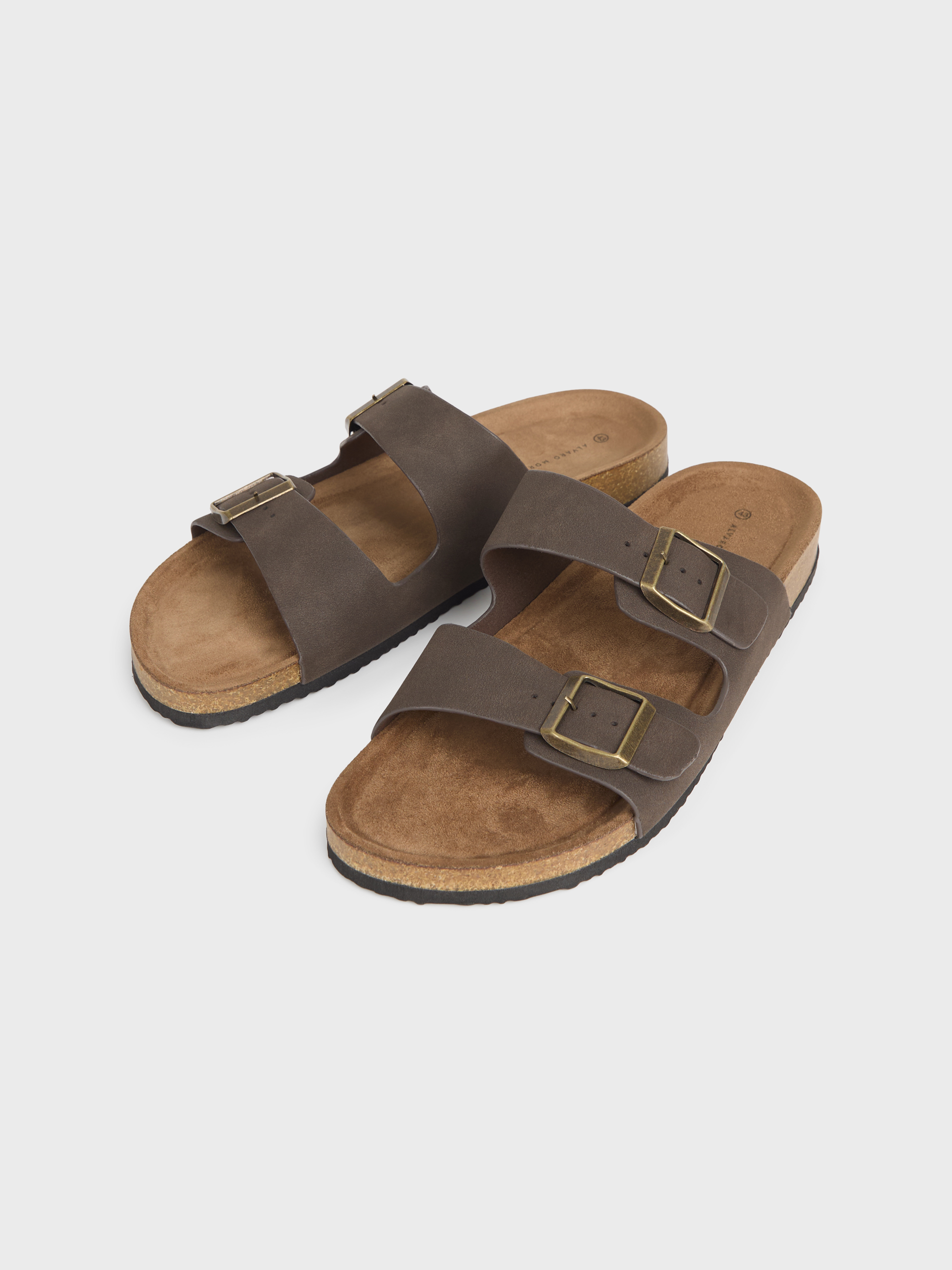 SANDALIAS HEBILLAS MARR&Oacute;N