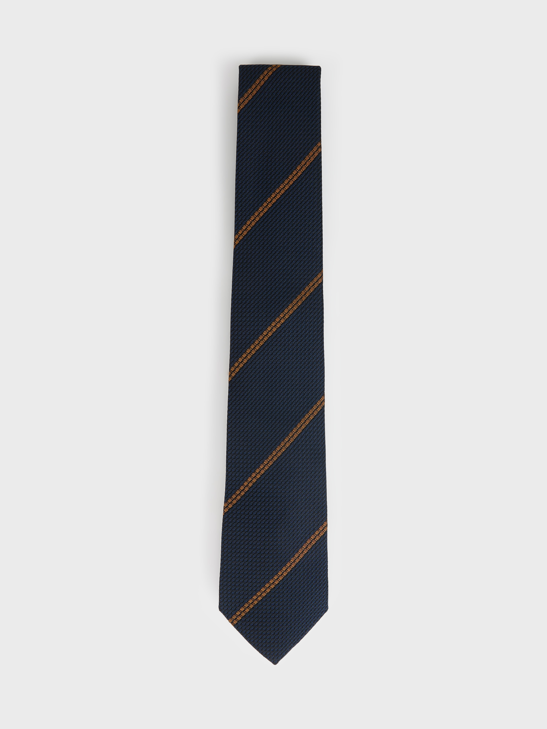 CORBATA GRENADINE AZUL MARINO