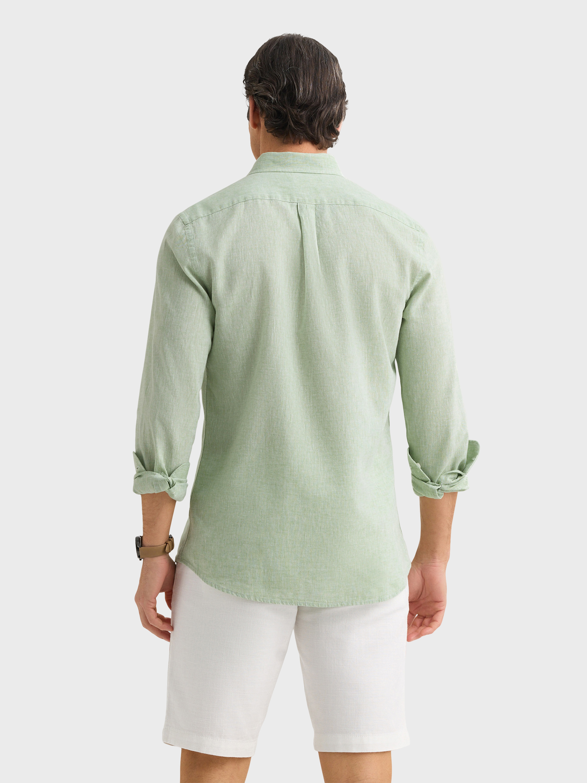 CAMISA LINO C.BOTON