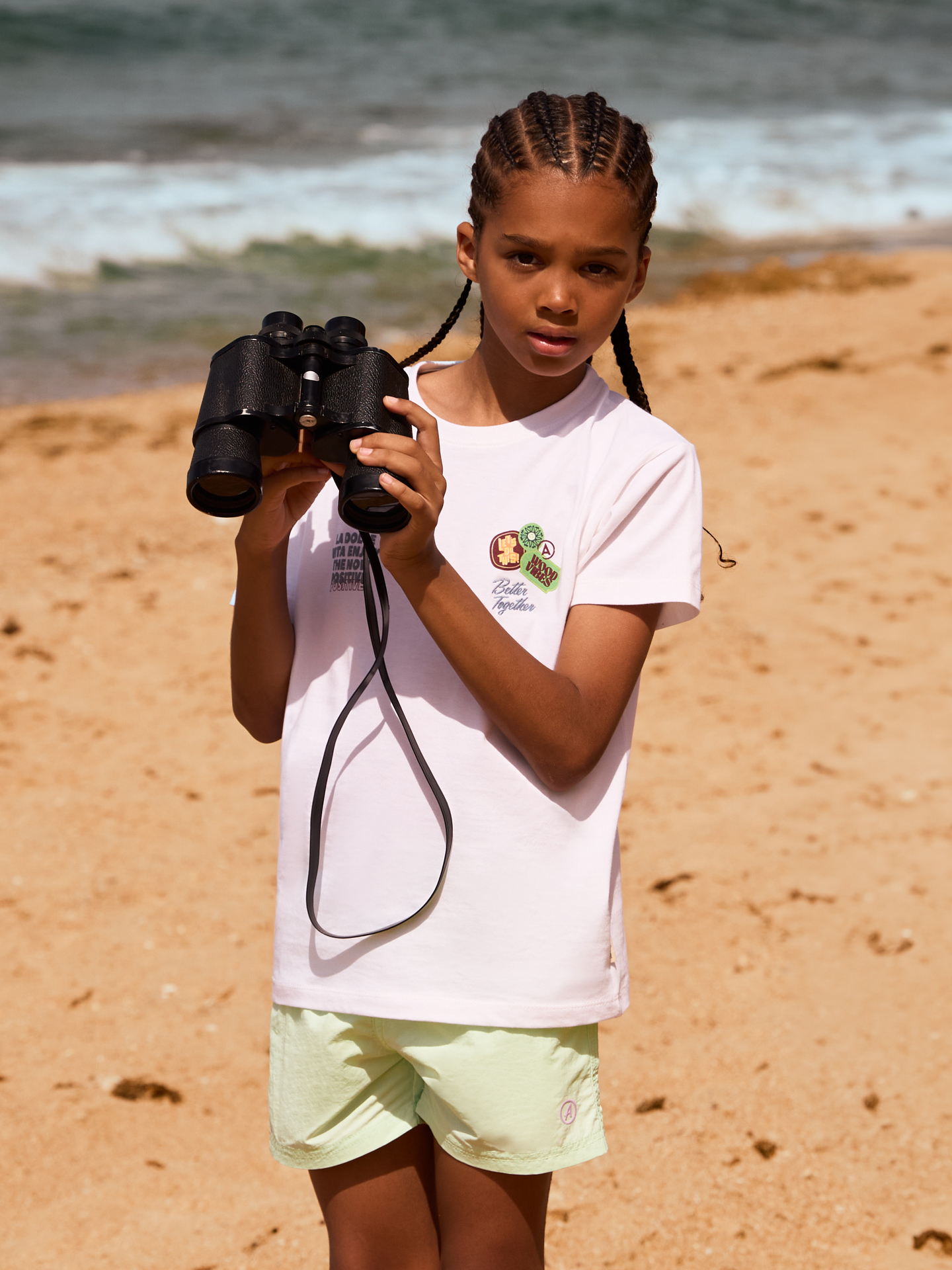CAMISETA VISUAL KIDS BLANCO