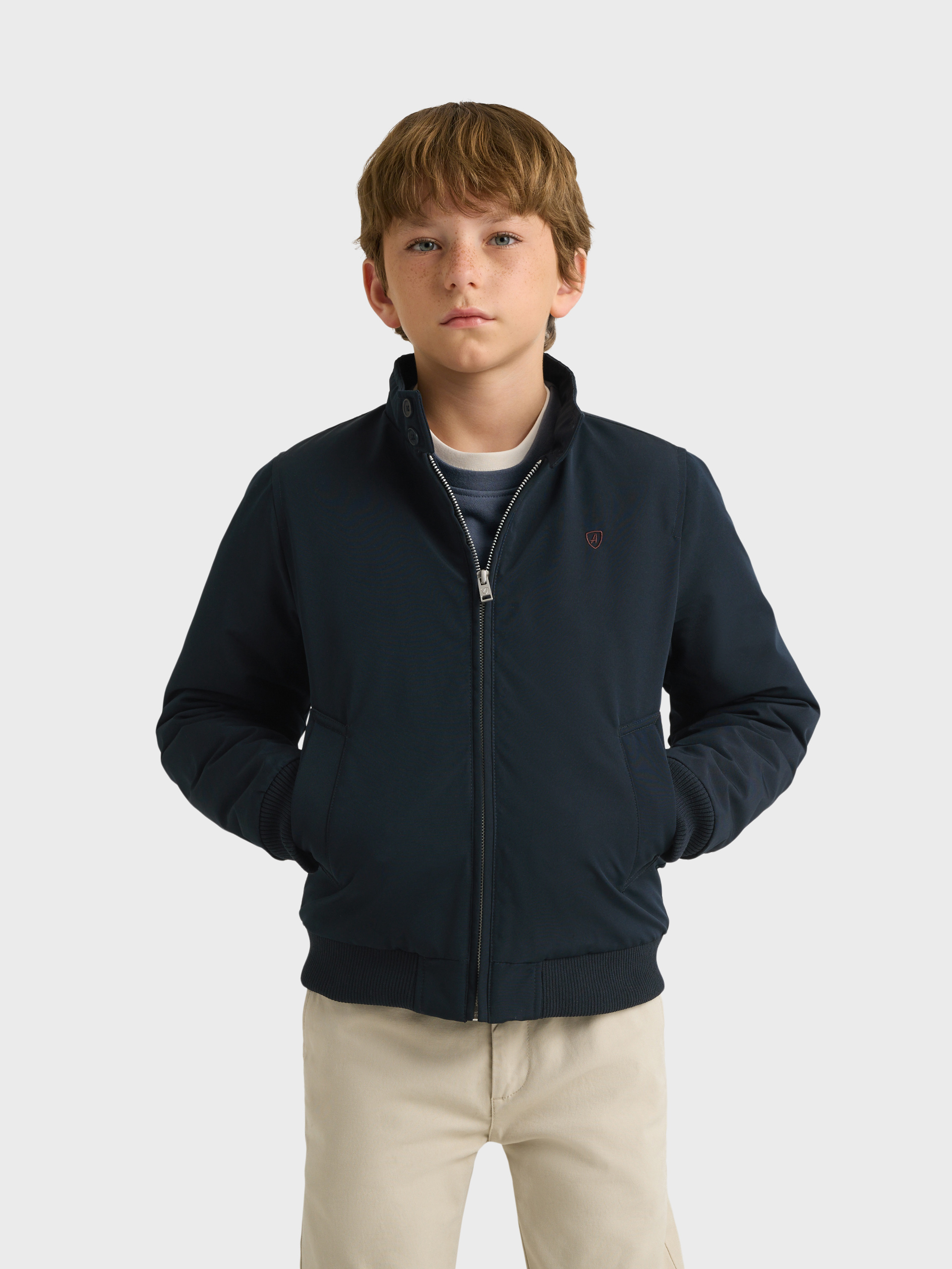 CAZADORA SMART KIDS AZUL MARINO
