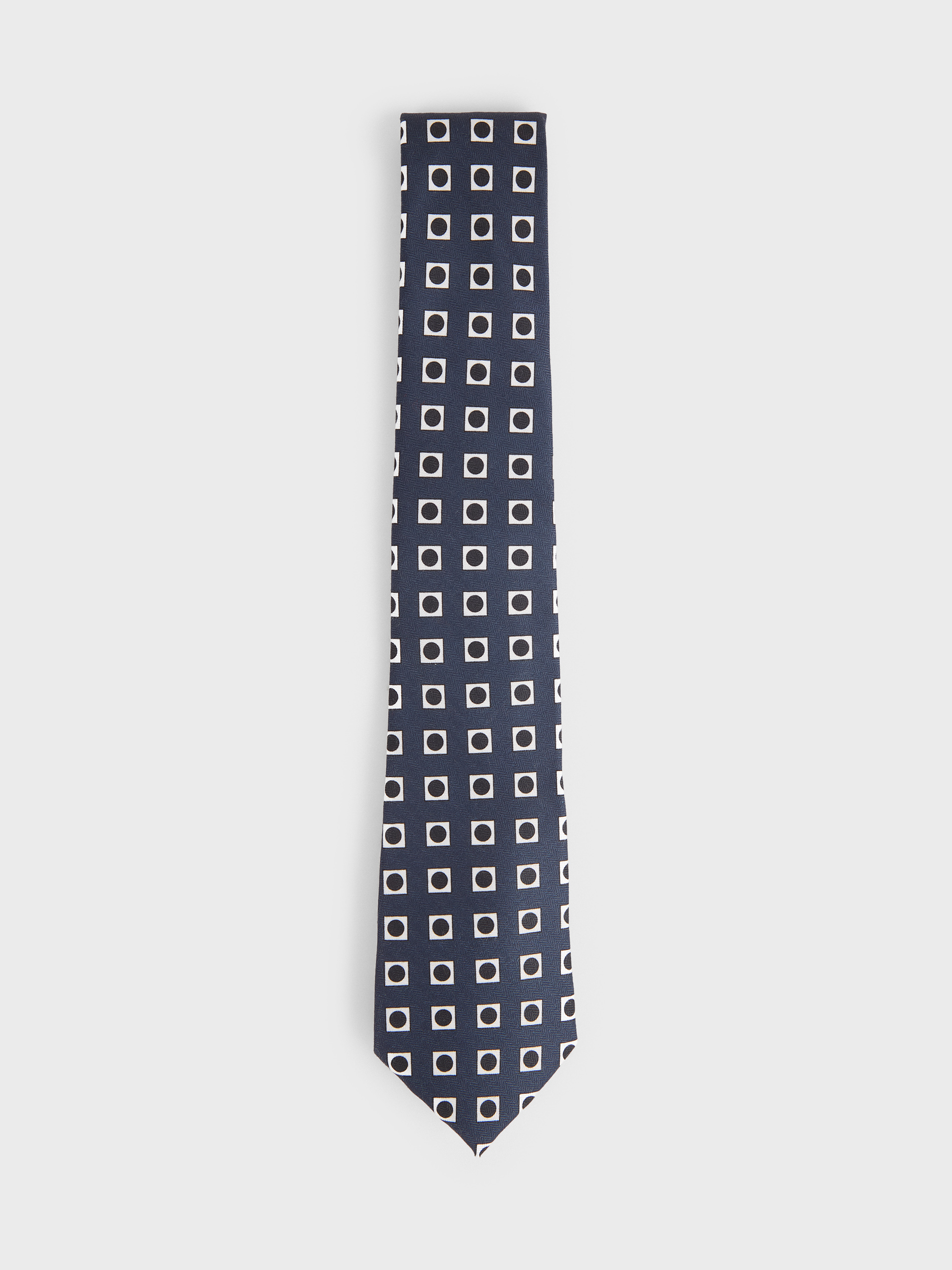 CORBATA PRINTED AZUL MARINO
