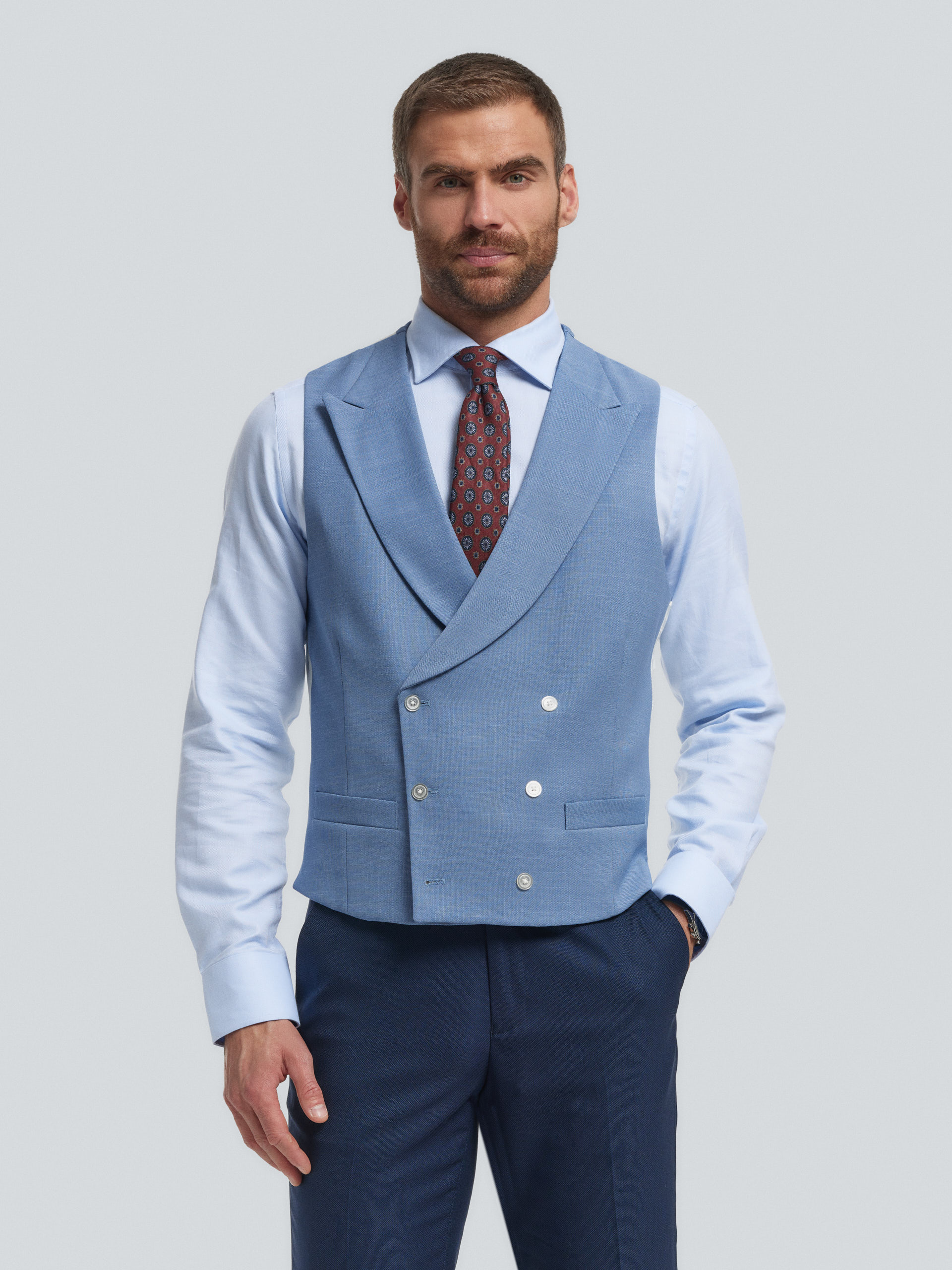 CHALECO ESTERILLA AZUL