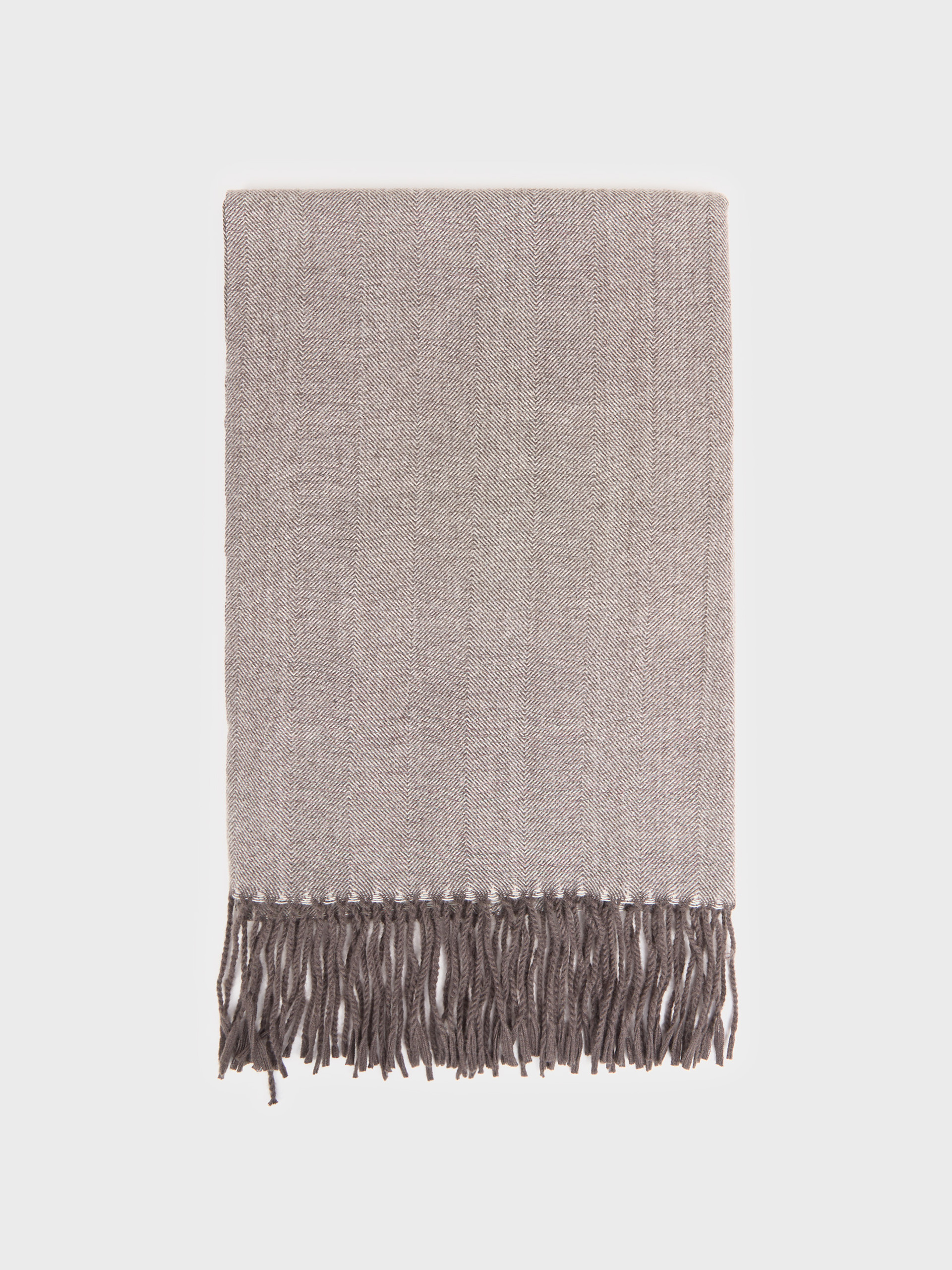 BUFANDA ESPIGA MARRÓN