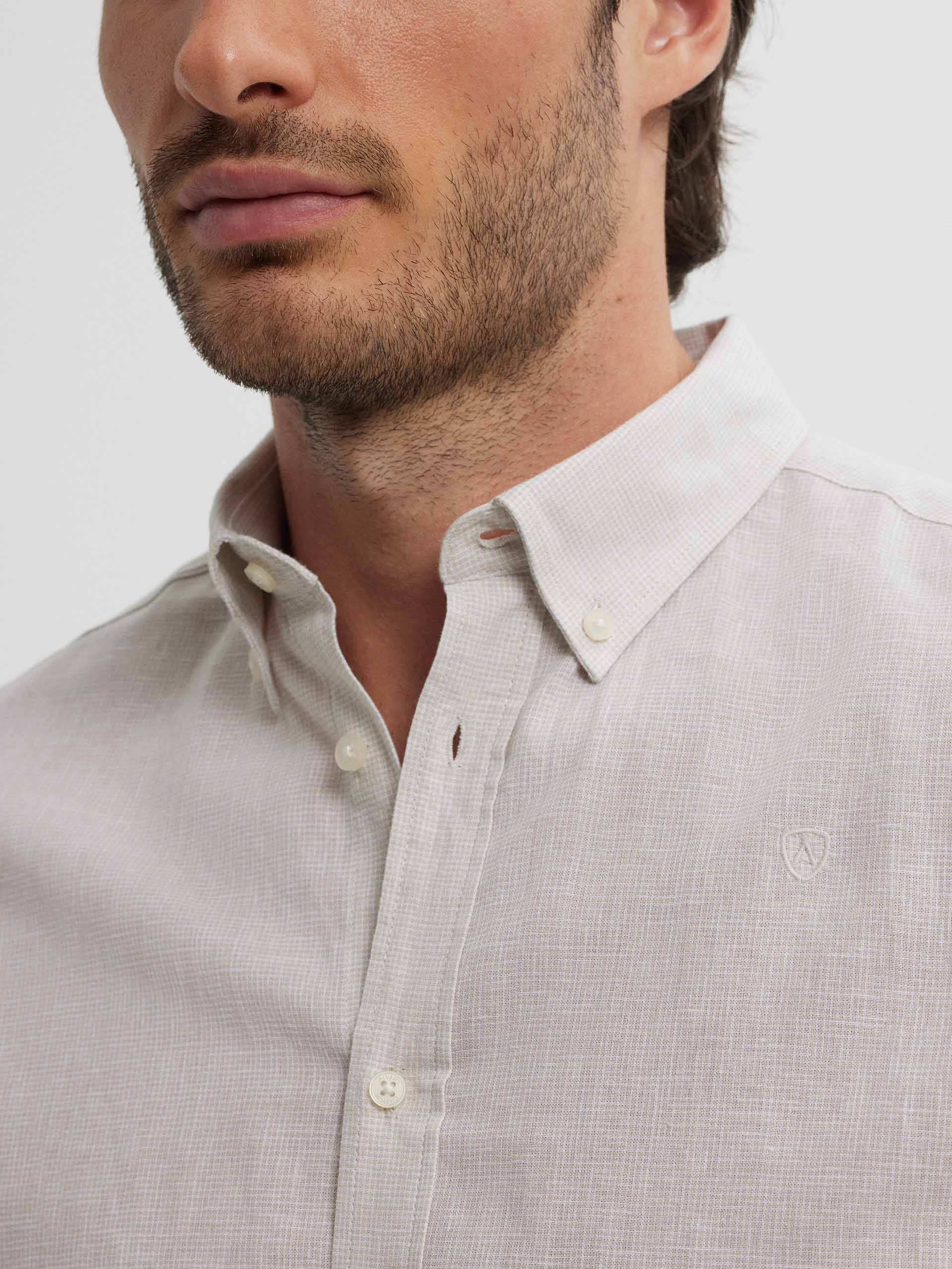 CAMISA LINO PATA GALLO