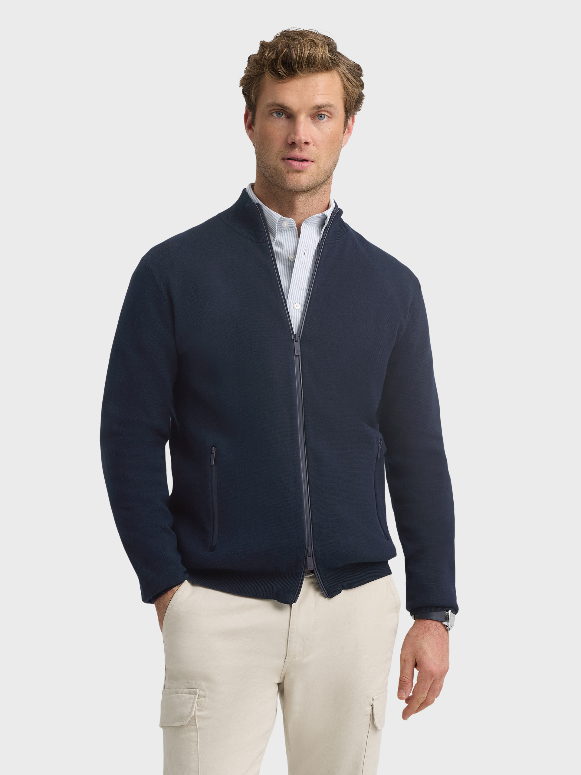 CARDIGAN HOLLAND AZUL MARINO
