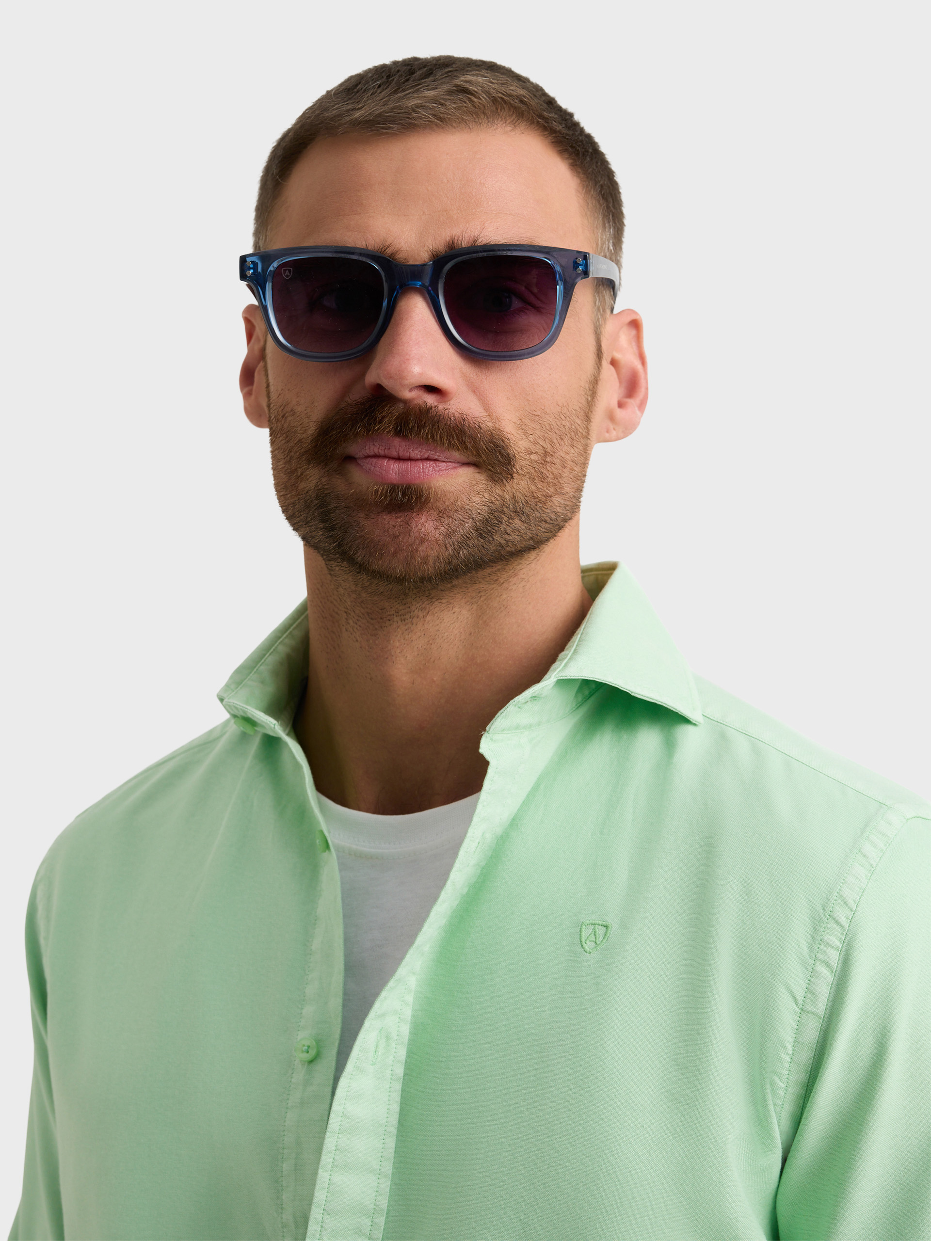 CAMISA OXFORD DYE TIE COLLAR