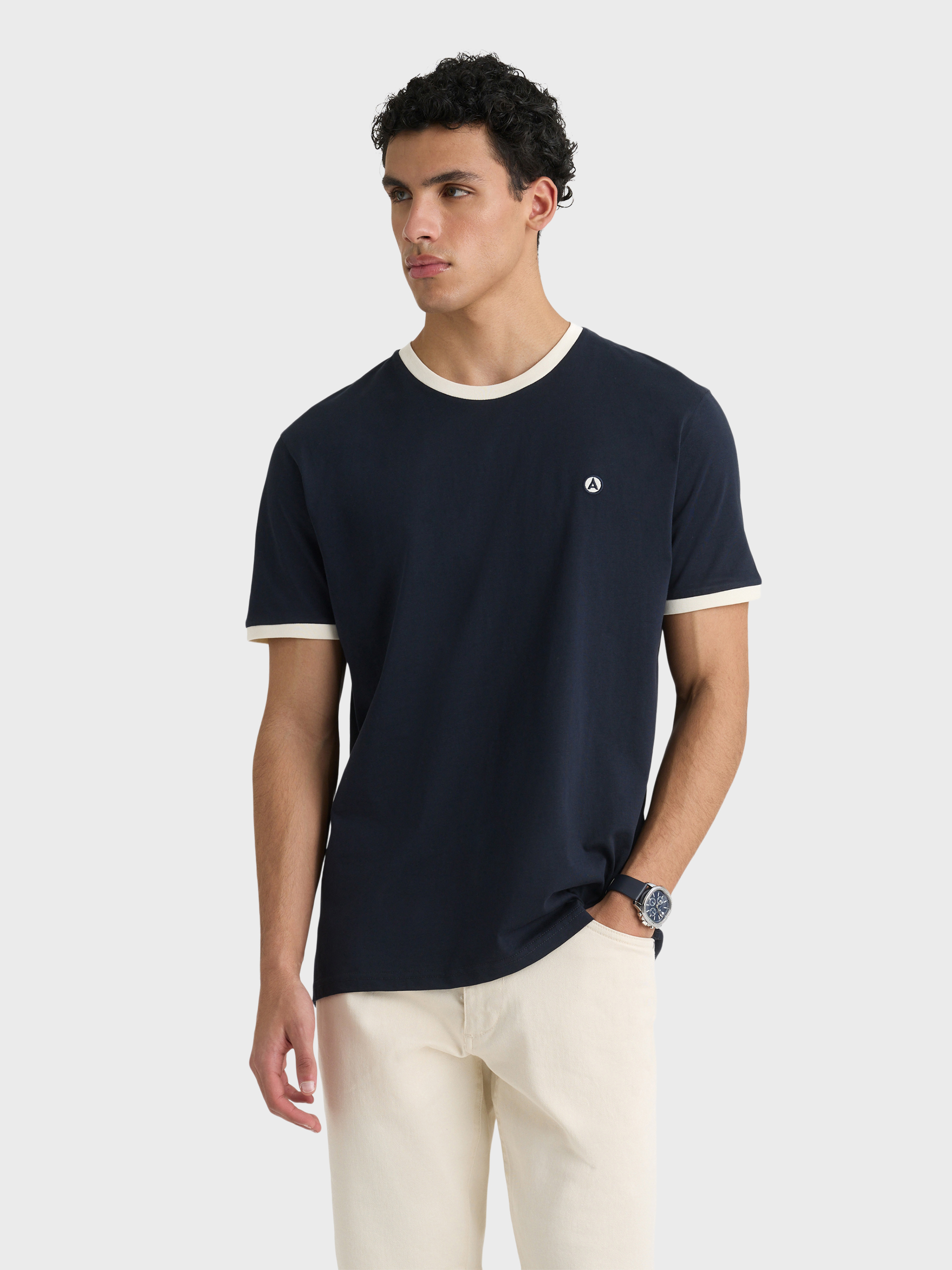 CAMISETA TRIM AZUL MARINO
