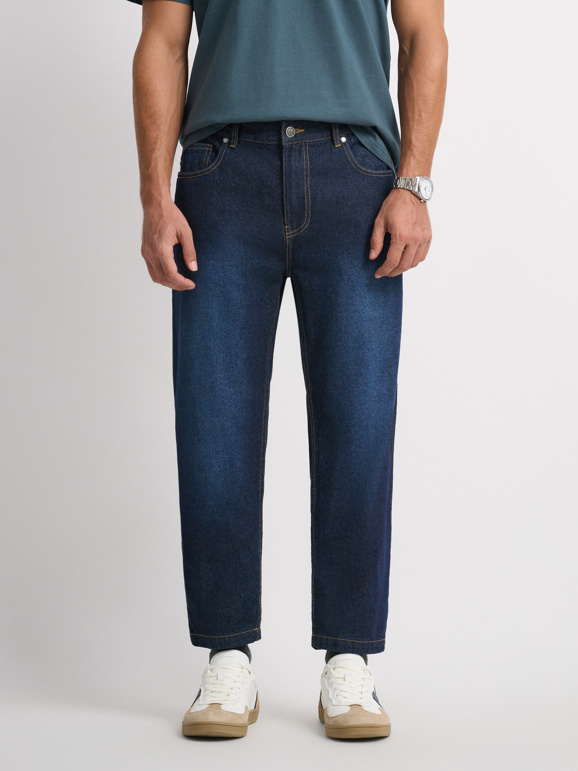 DENIM RELAXED FIT AZUL MARINO