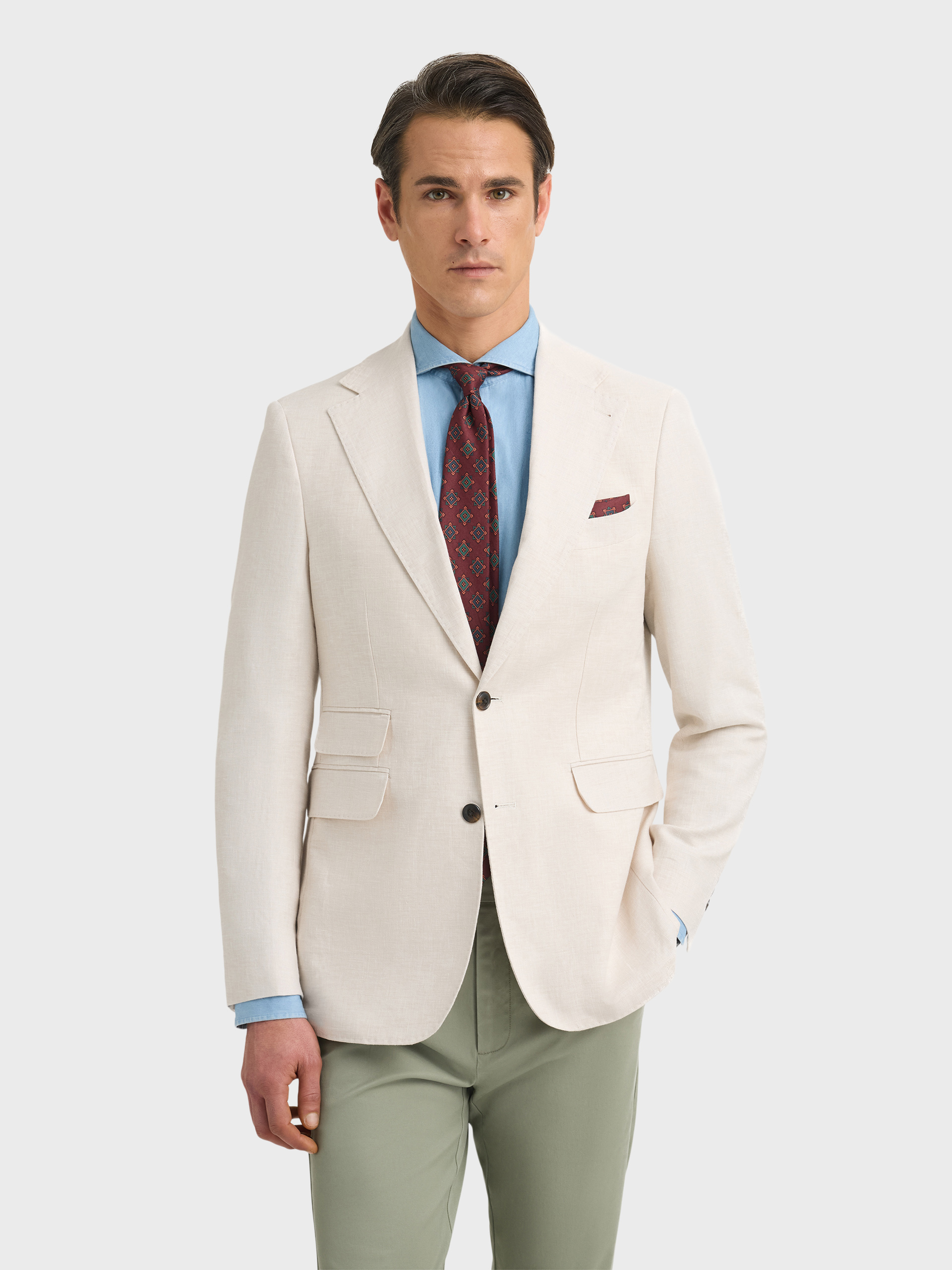 AMERICANA LINO FIL A FIL CRUDO