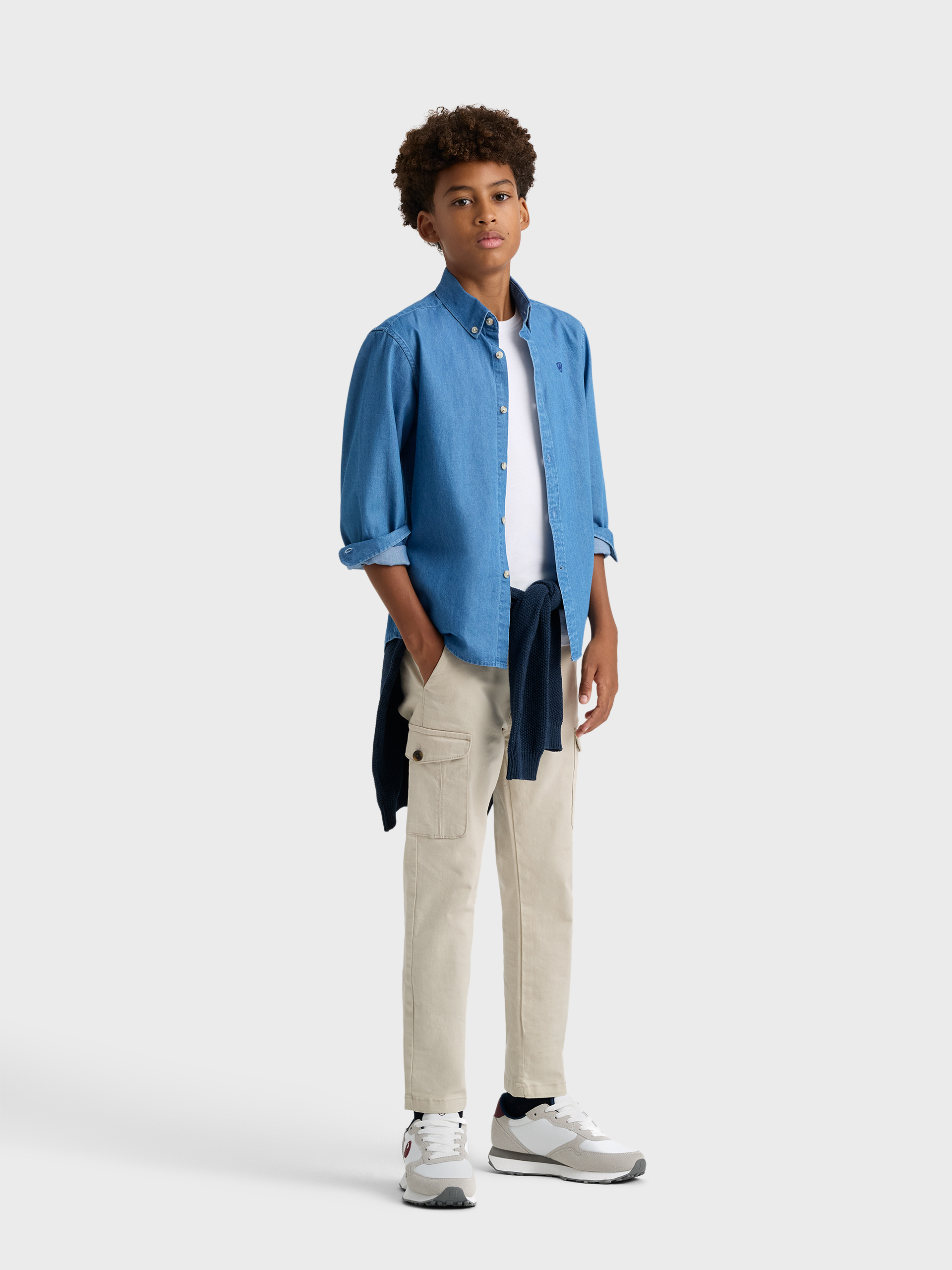 CAMISA DENIM BUTTON DOWN KIDS