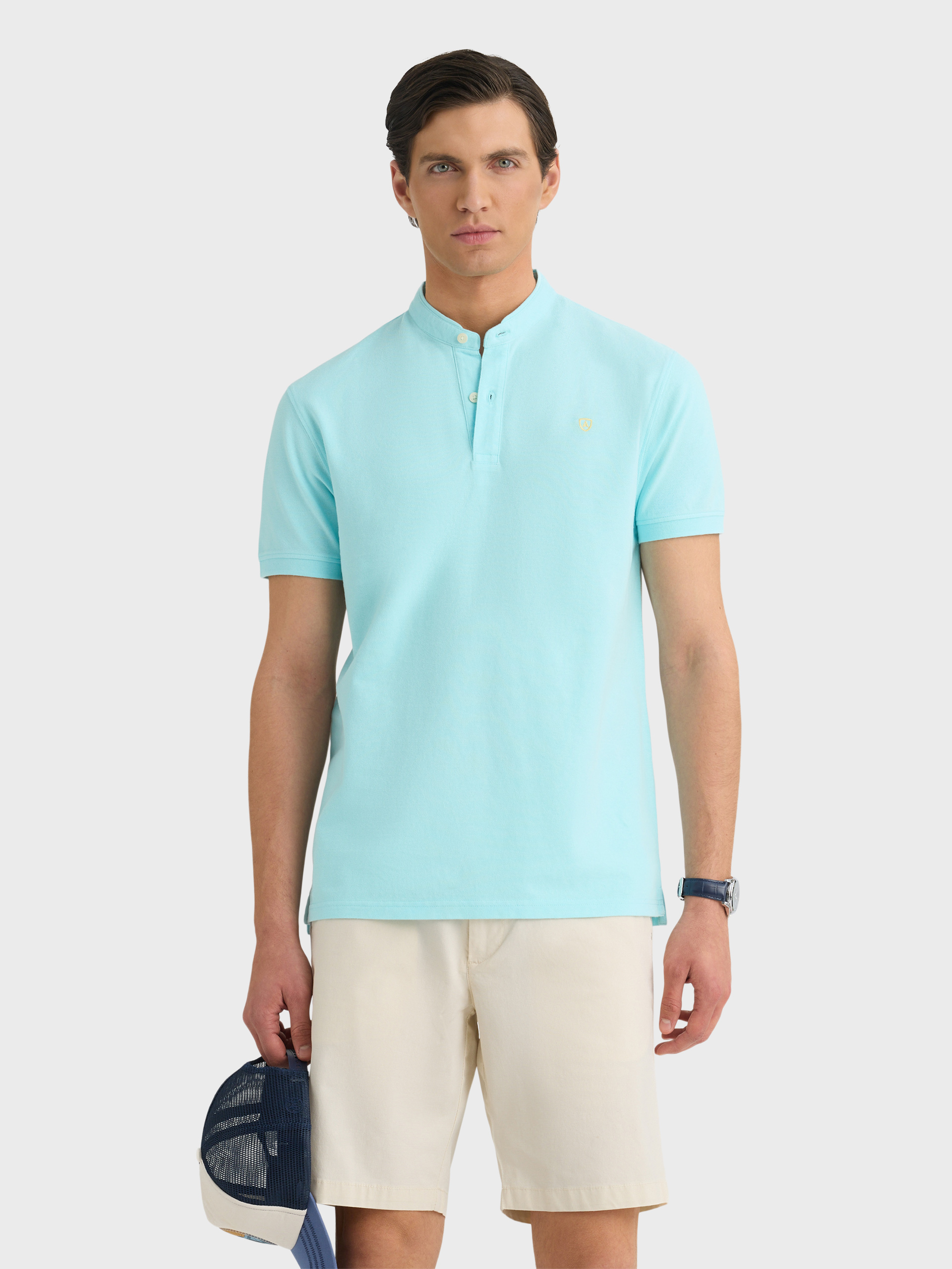 POLO MAO TRENDY TURQUESA