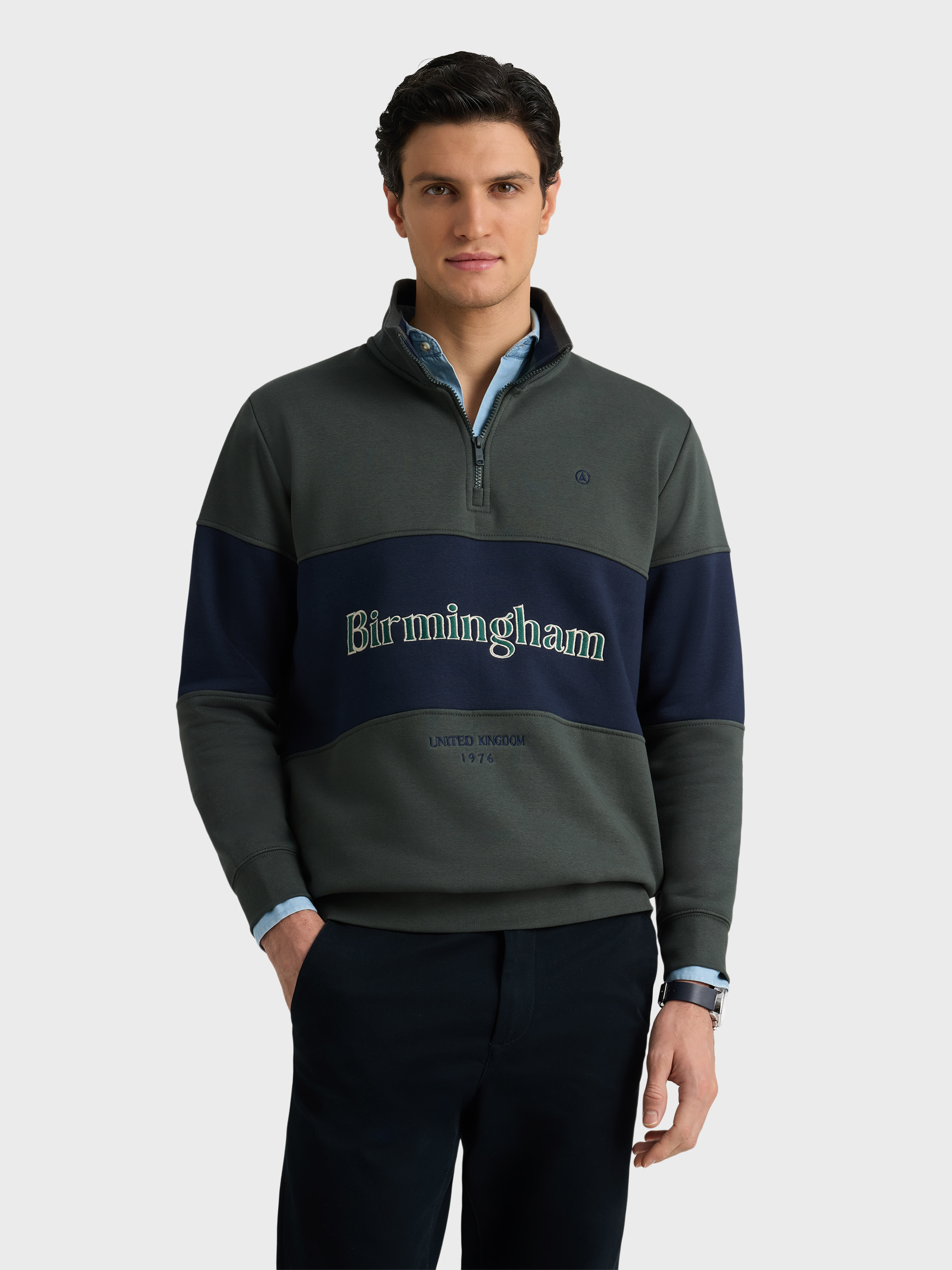 SUDADERA BIRMINGHAM VERDE