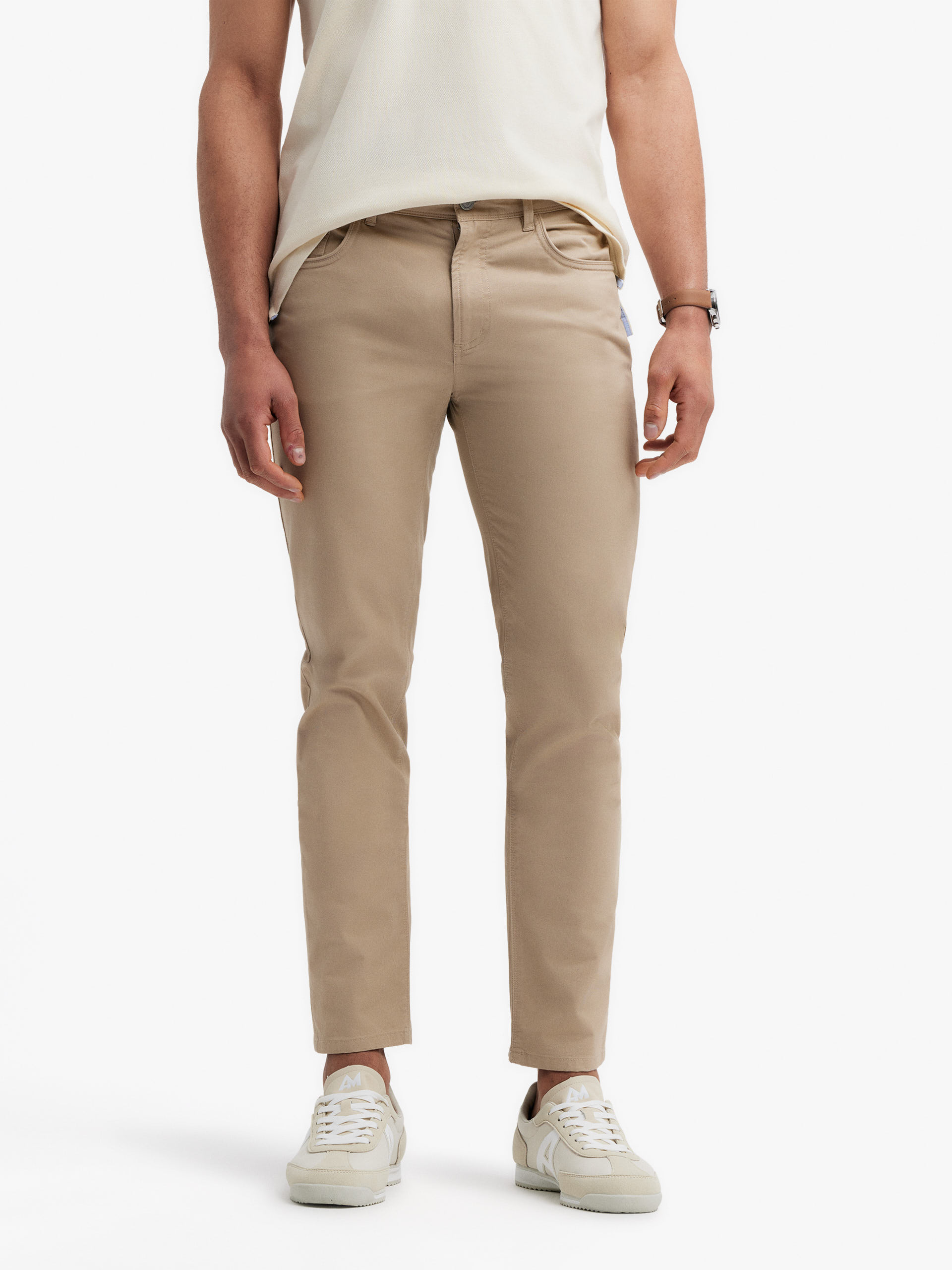 PANTALON DIAGONAL 5P CAMEL
