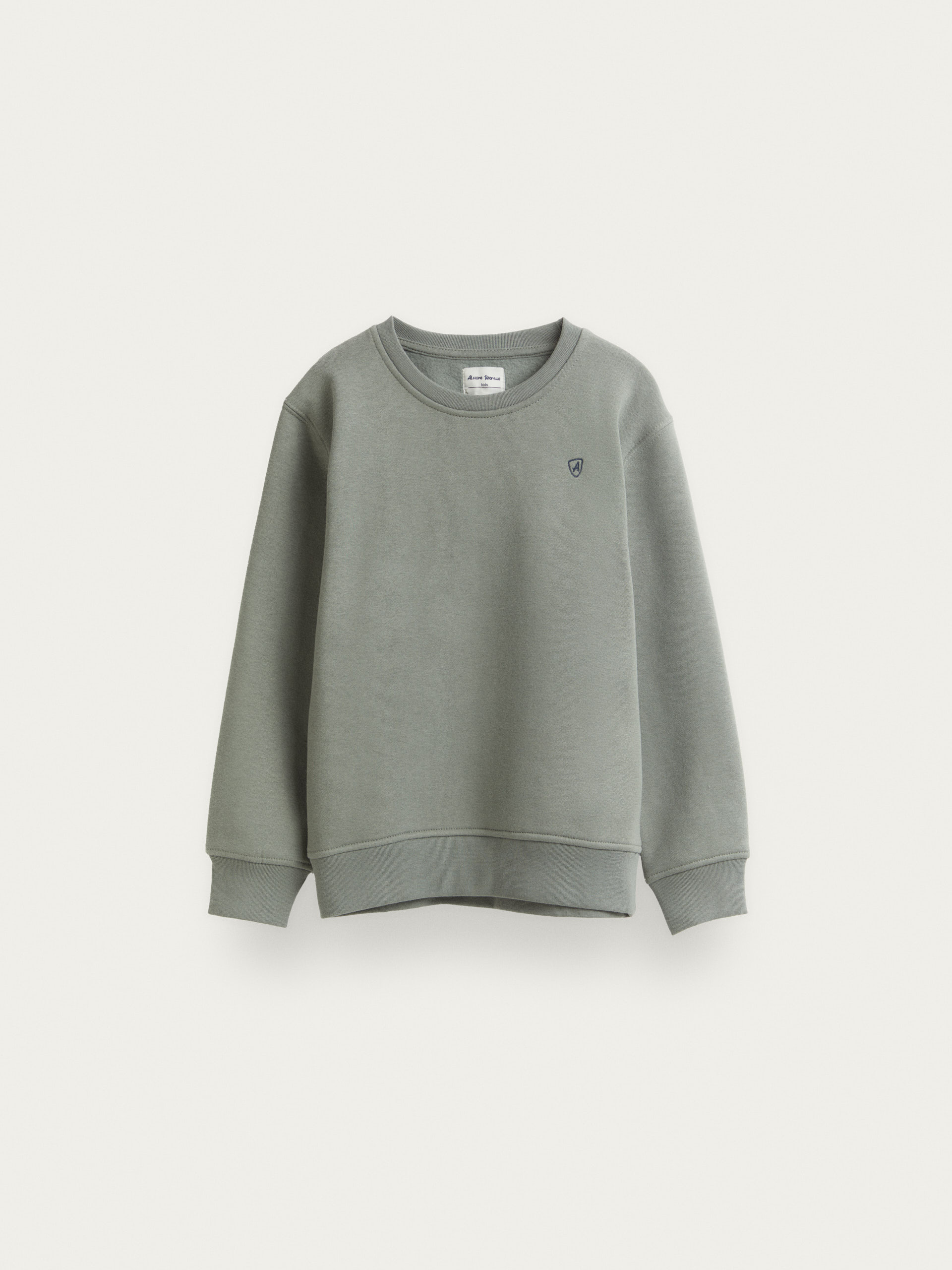 SUDADERA BASICA KIDS VERDE