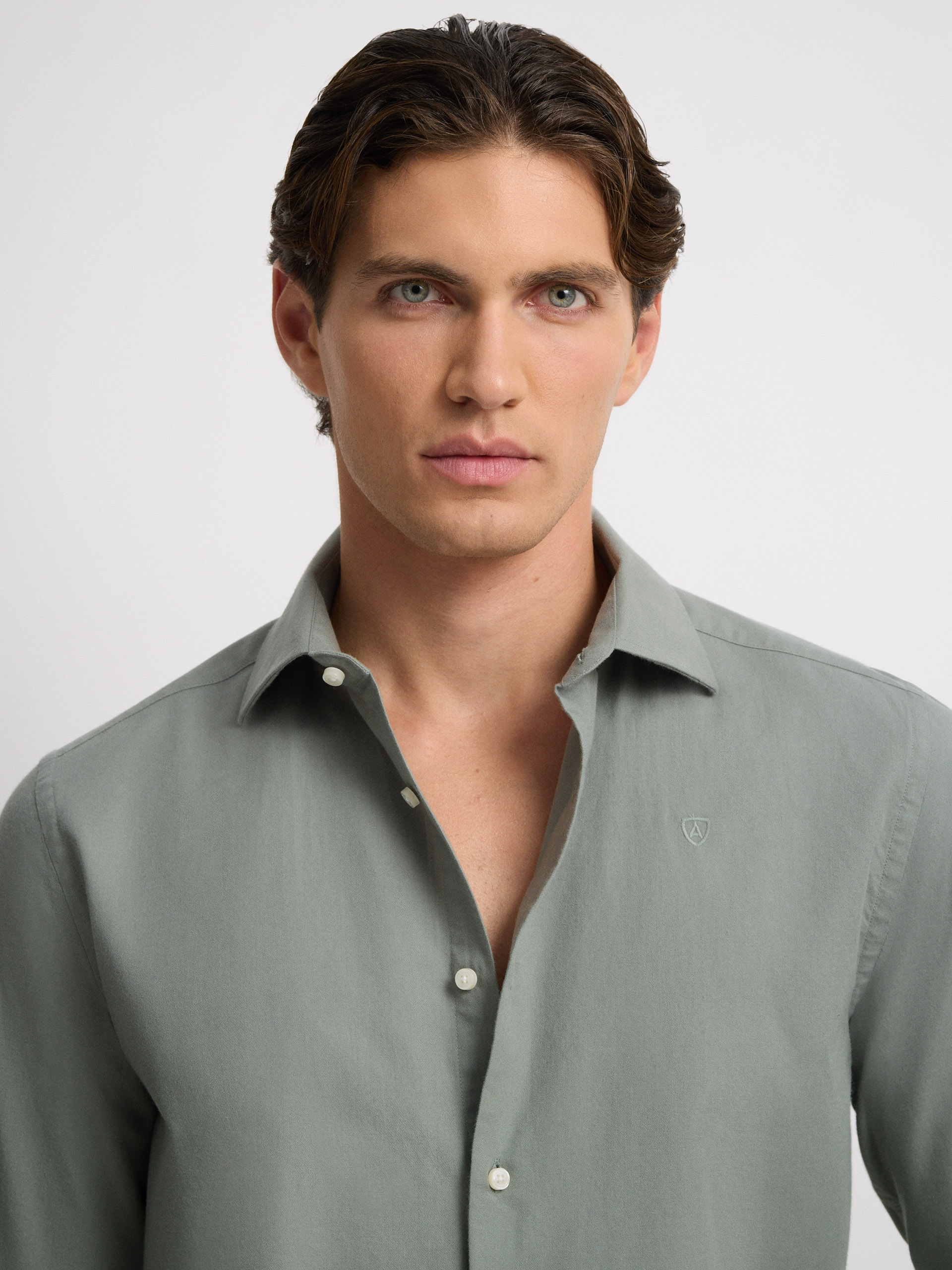 CAMISA TWILL PEACH