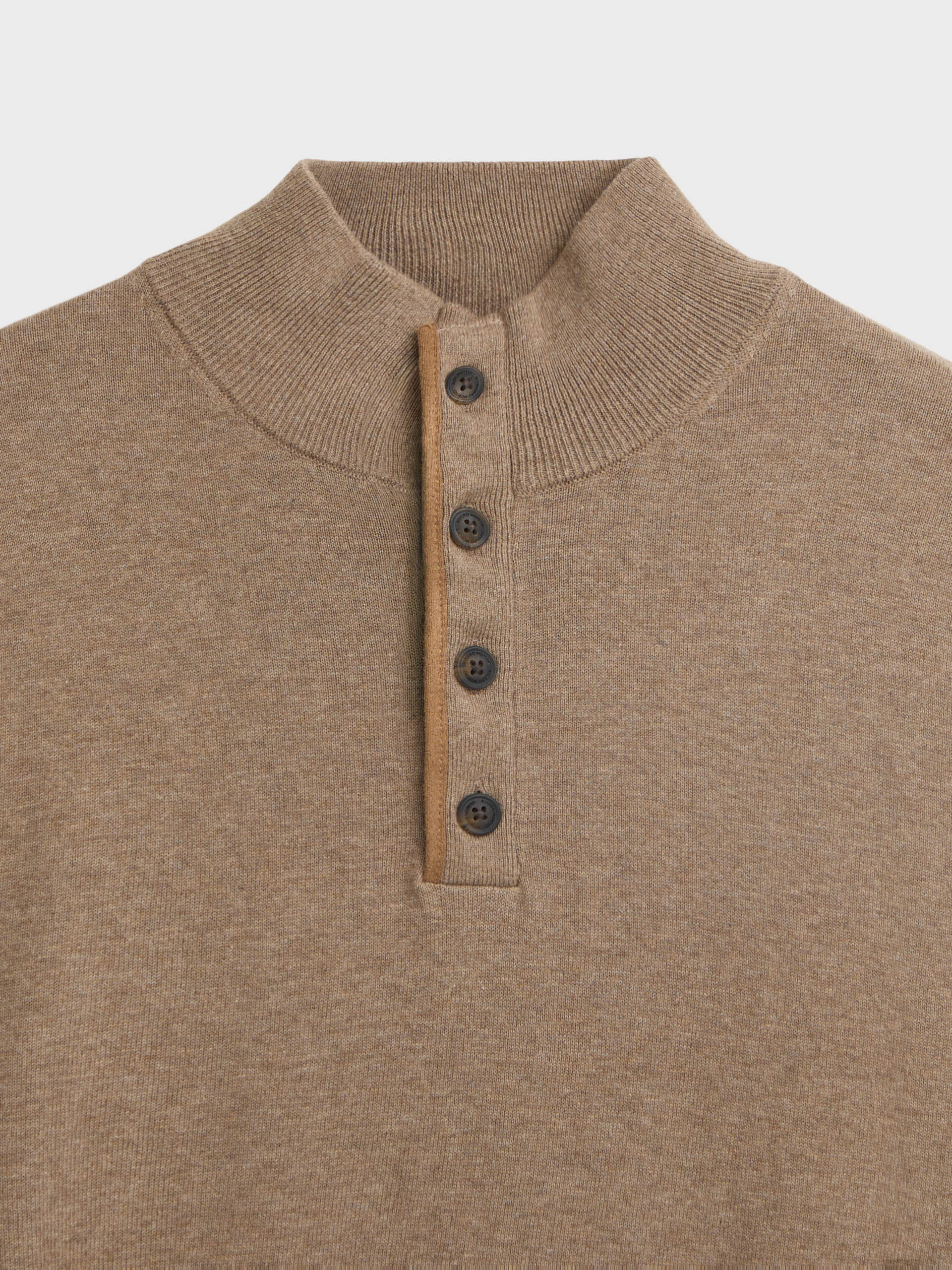 JERSEY BUTTON COLLAR