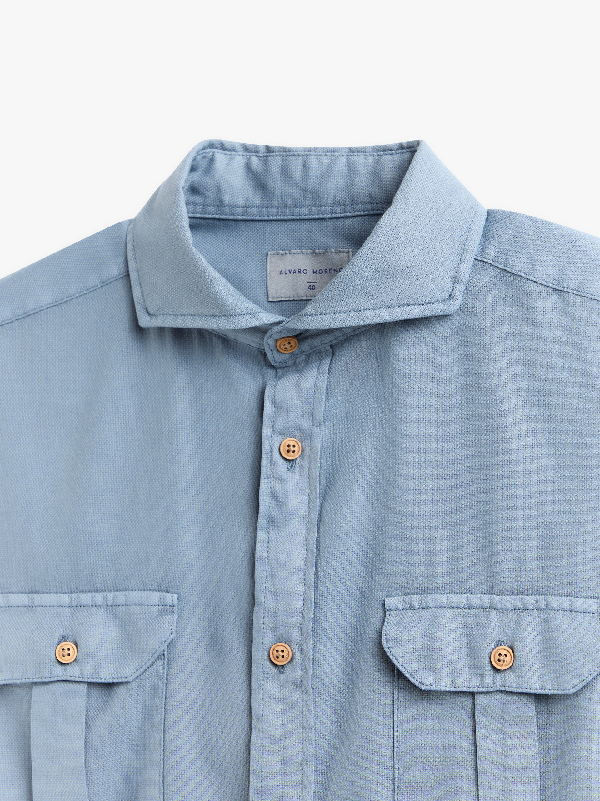 CAMISA PANAMA BOLSILLOS