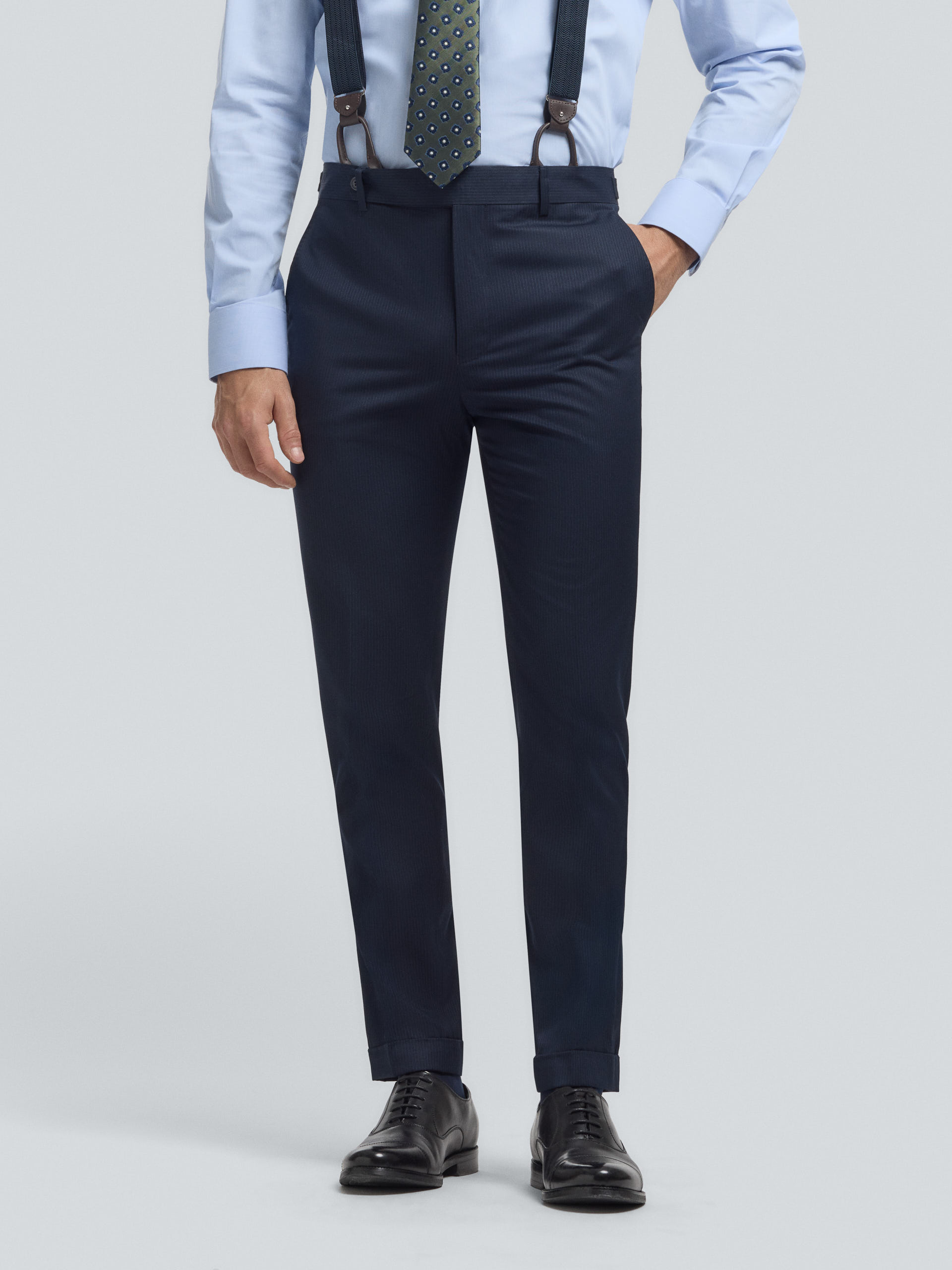 PANTALON NAPOLI DIPLO AZUL MARINO